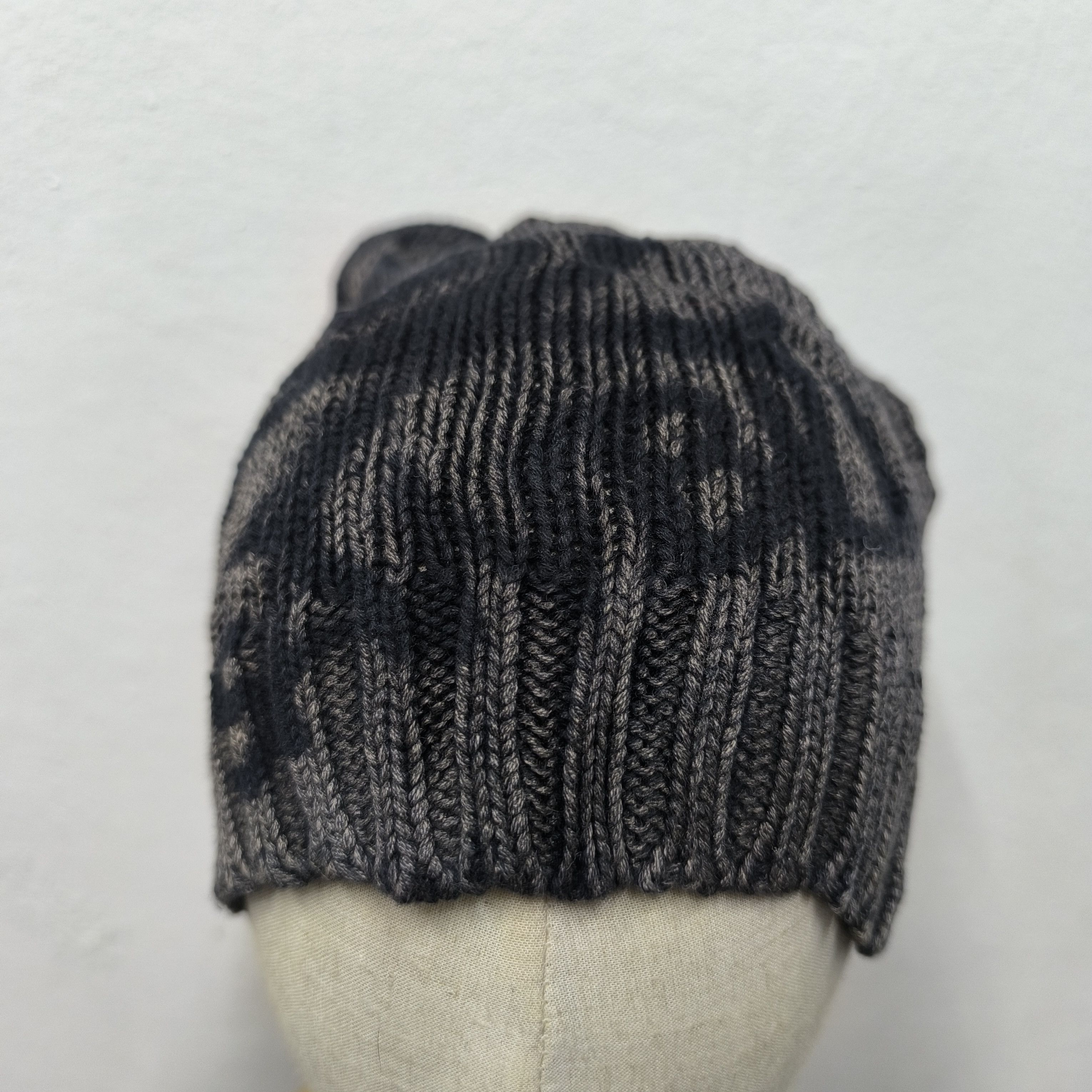 Tornado Mart ☠️ Harajuku style skull punk gothic mudwash beanie hat Size ONE SIZE - 4 Thumbnail
