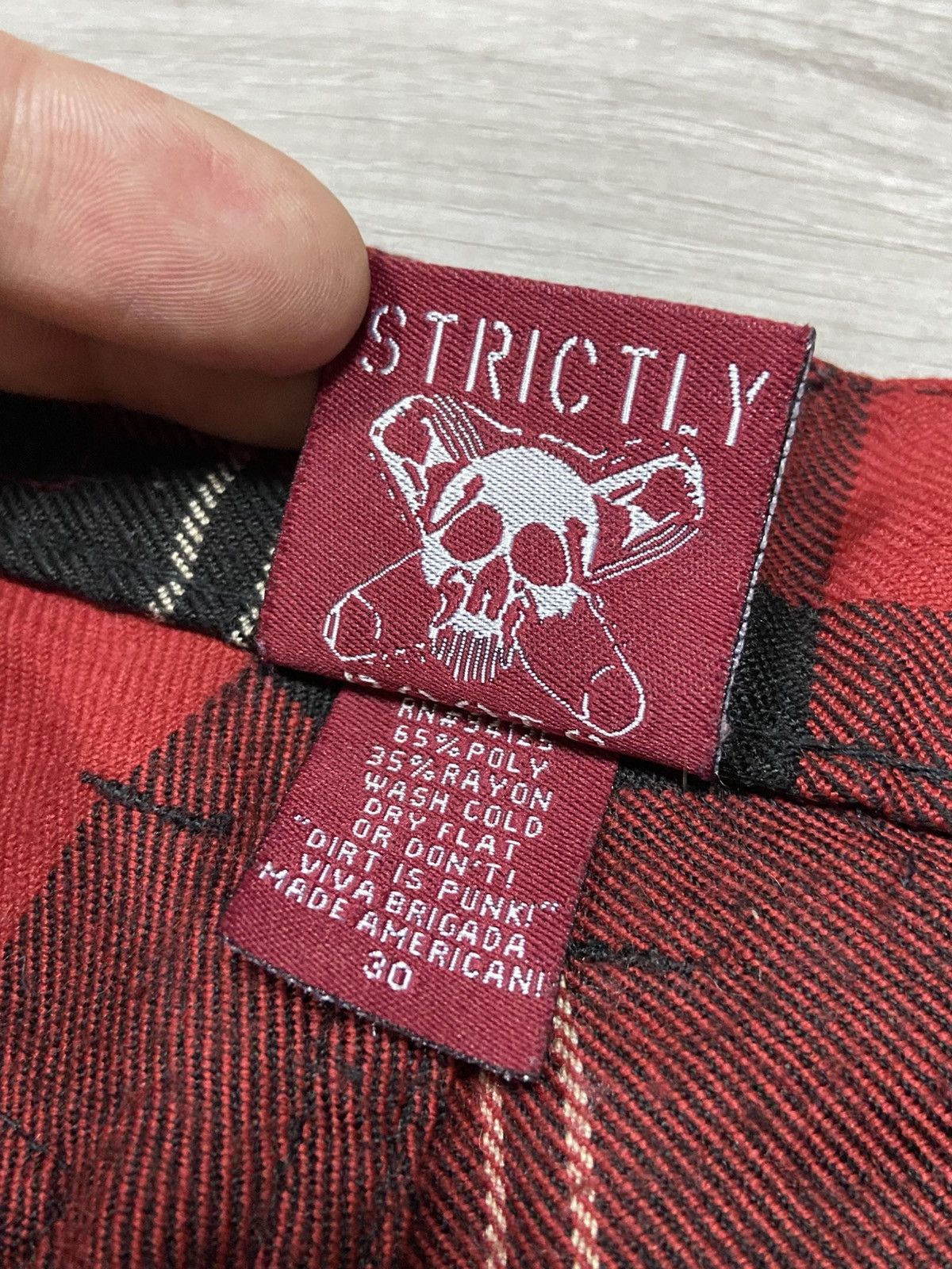 Vintage Vintage Punk Dog pile Pleated pants chaos check up strictly Size US 30 / EU 46 - 4 Thumbnail