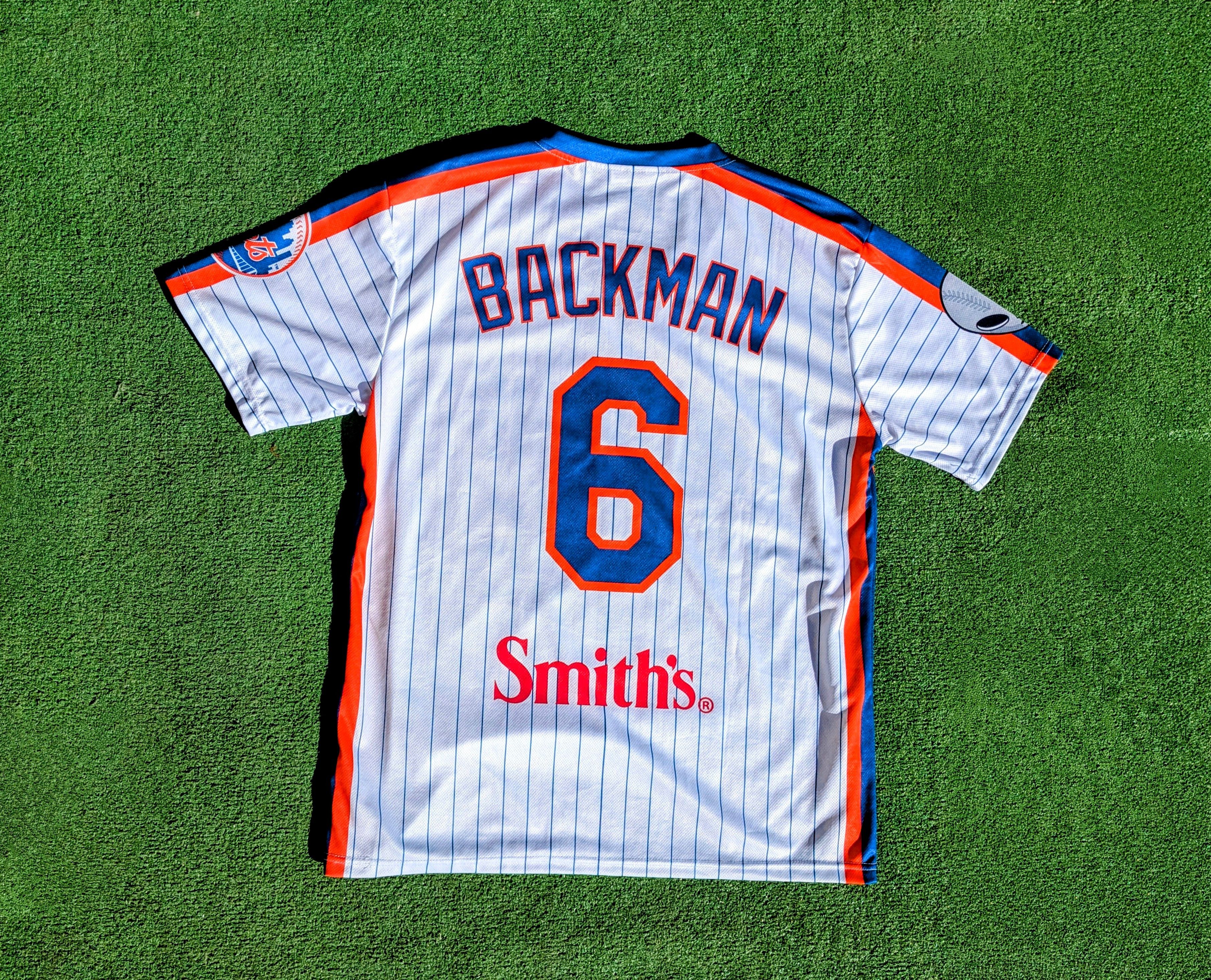 Vintage Las Vegas 51s Wally Backmon 6 New York Mets AAA Shirt Jersey Size US XL / EU 56 / 4 - 8 Thumbnail