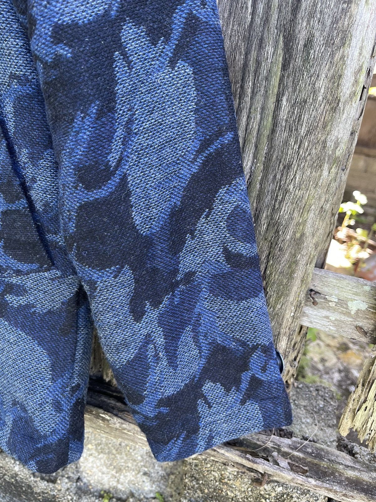 Marshall Artist Marshall Artist Camo Jacquard Peacoat - Rare UK Designer Size US S / EU 44-46 / 1 - 10 Thumbnail