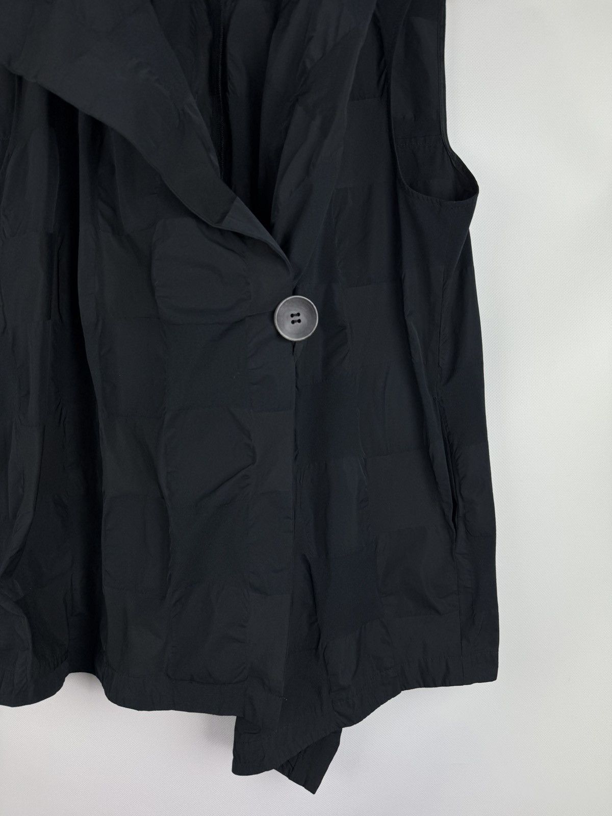 OSKA Oska Ladies Avant-garde Nylon Assymetrical Vest Jacket Gilet Size XL / US 12-14 / IT 48-50 - 6 Thumbnail