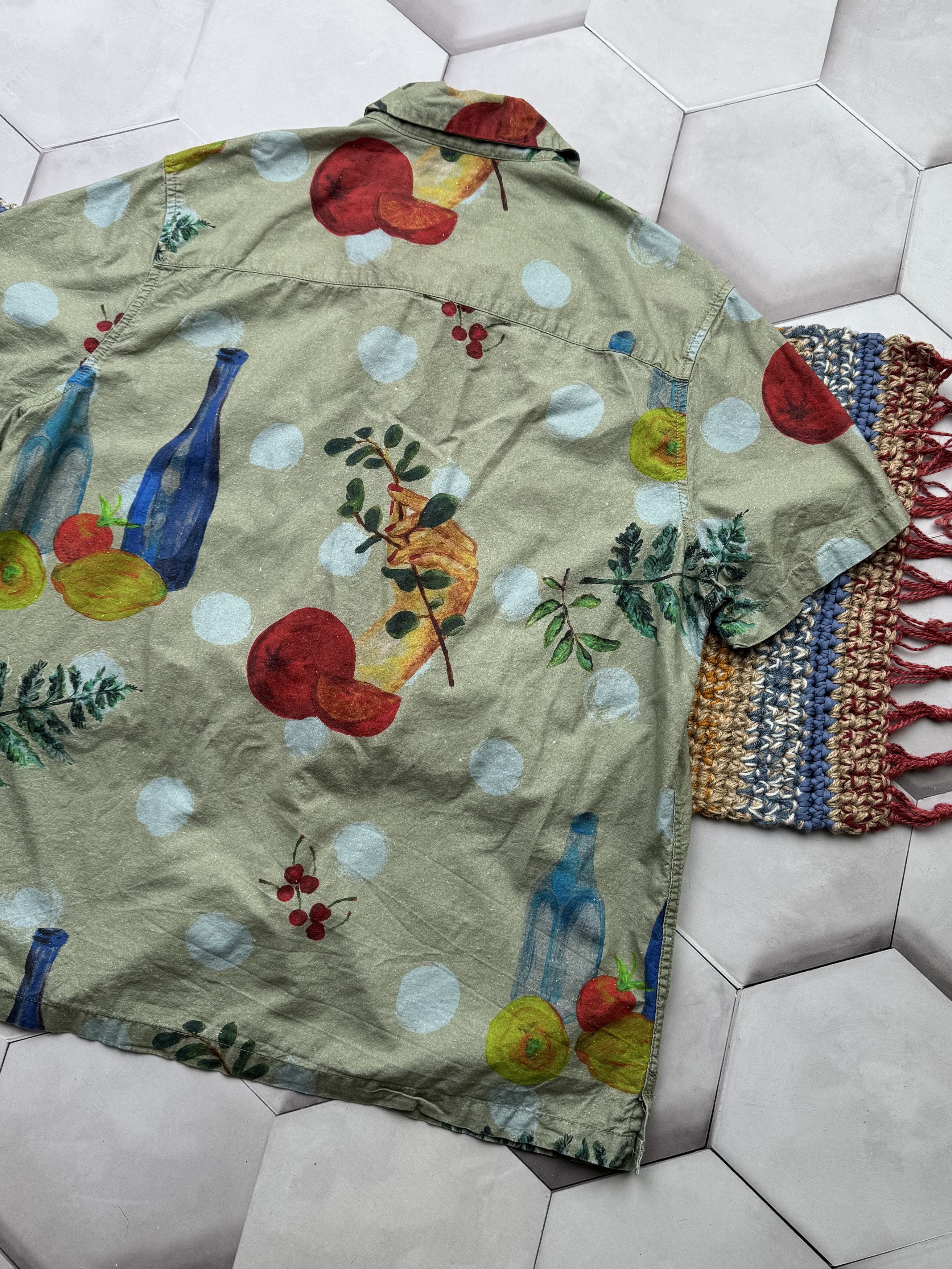 Vintage Vintage Printed Art Shirt (E4) Size US M / EU 48-50 / 2 - 6 Thumbnail