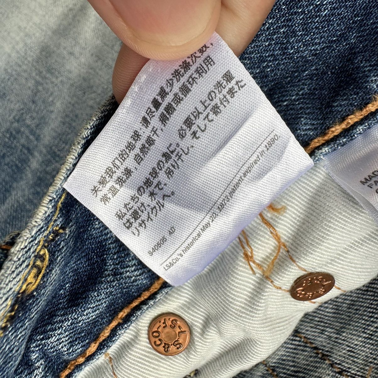Japanese Brand Vintage Levi’s 502 Distress Raw Faded Denim Jean Size 35 Size US 35 - 9 Thumbnail