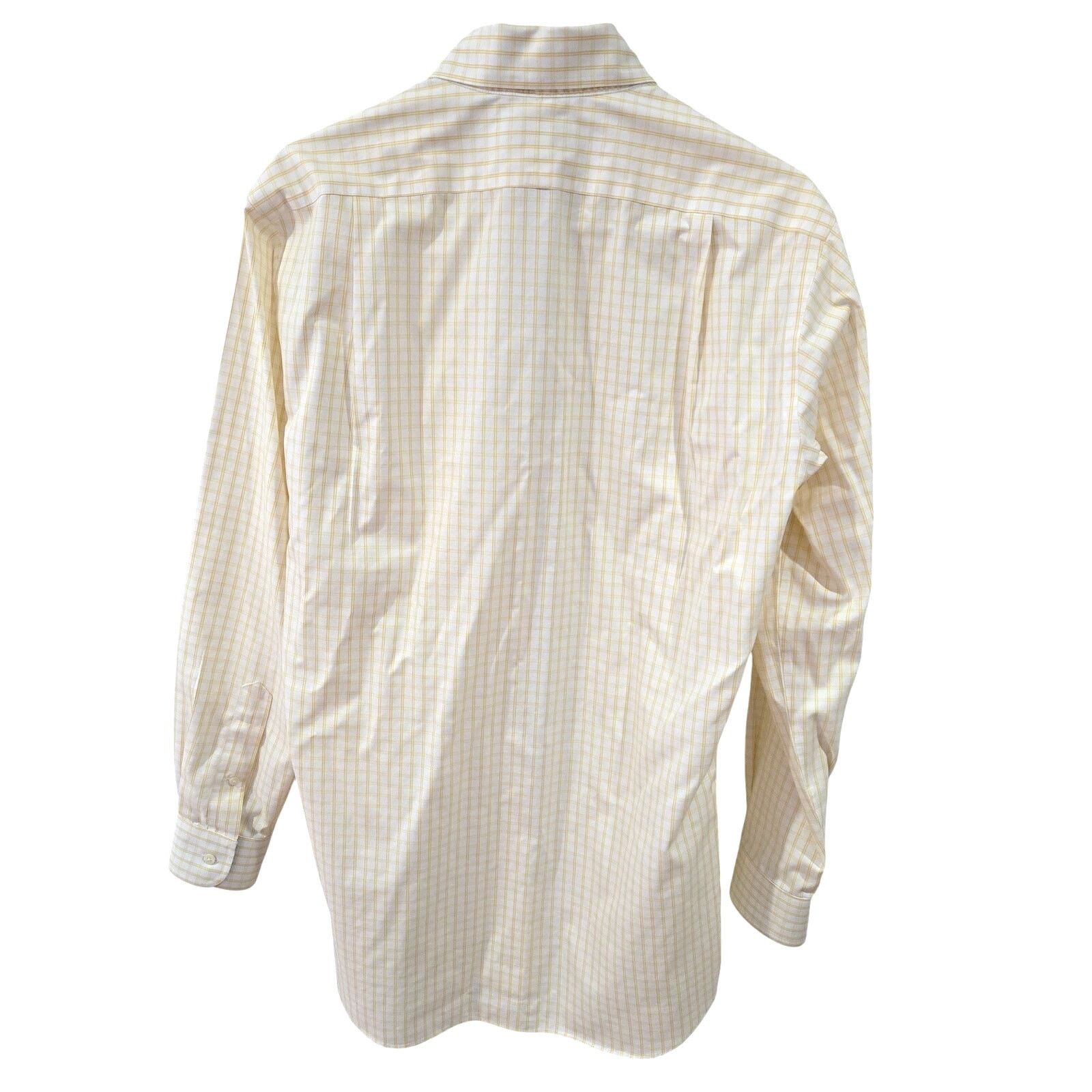 Paul Fredrick Paul Fredrick 15.5-34 White Yellow Stripe Cuff Button Up Size US M / EU 48-50 / 2 - 4 Thumbnail
