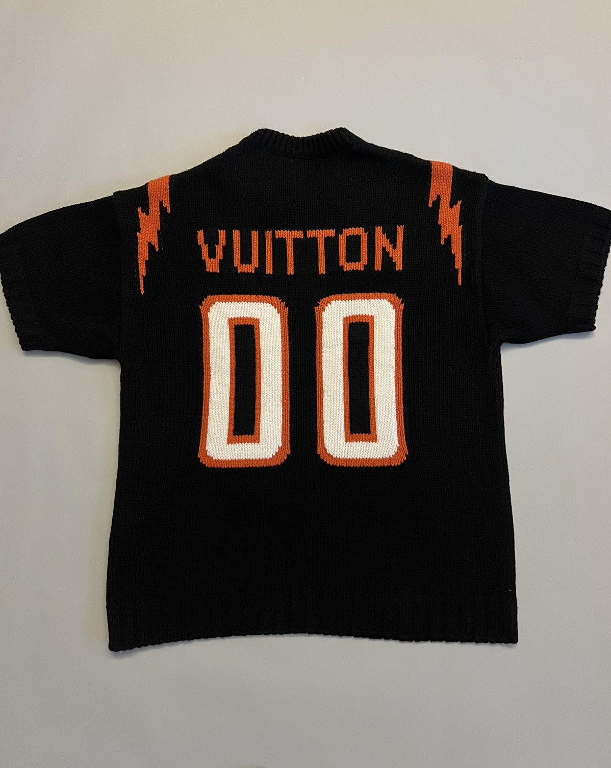 Louis Vuitton Chunky Intarsia Football Sweater