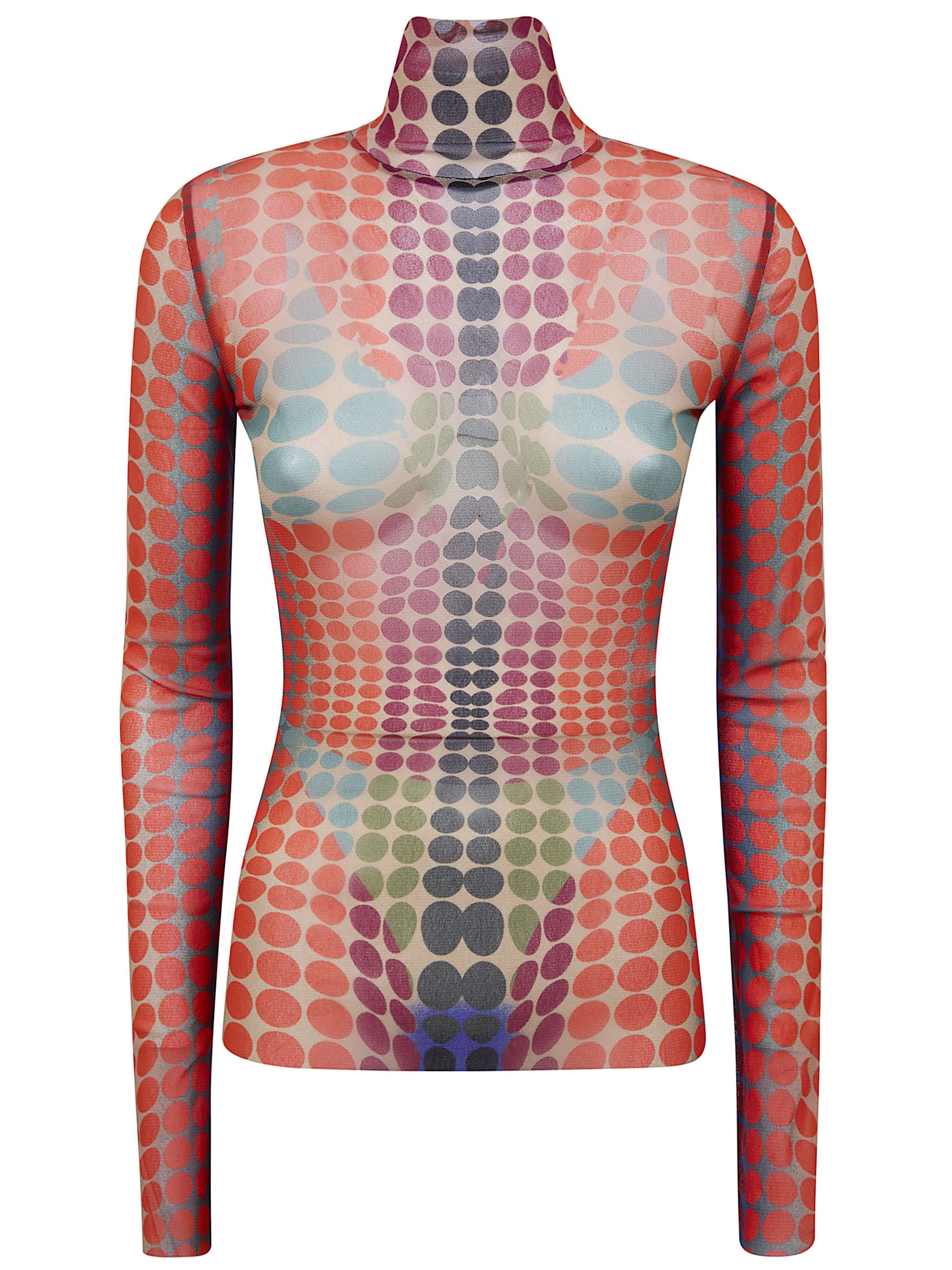 Jean Paul Gaultier "RE-EDITION : HIGH NECK" WITH LONG SLEEVES Size M / US 6-8 / IT 42-44 - 1 Thumbnail