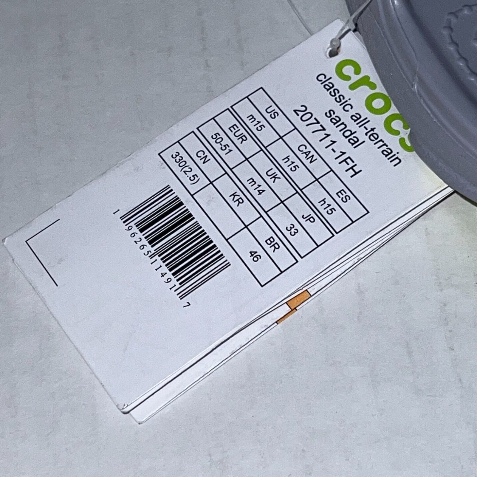 Crocs Crocs Classic All Terrain Open Toe Sandal Hook Loop Men's 15 Size US 15 / EU 48 - 5 Thumbnail