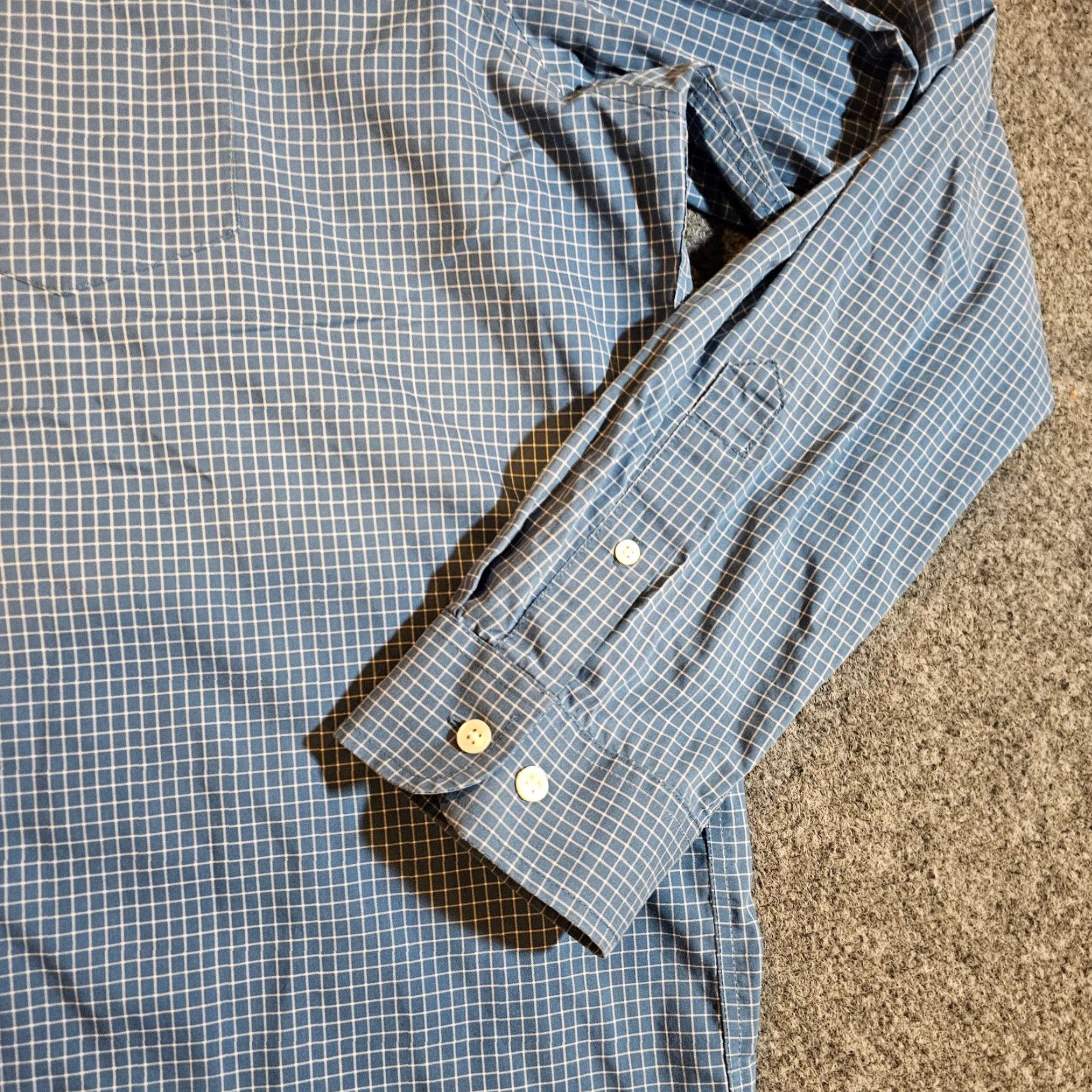 Vintage VINTAGE LL Bean Shirt Mens 2XL Blue Plaid Long Sleeve Button-Up Casual Career Mens Clothing Size US XXL / EU 58 / 5 - 4 Thumbnail