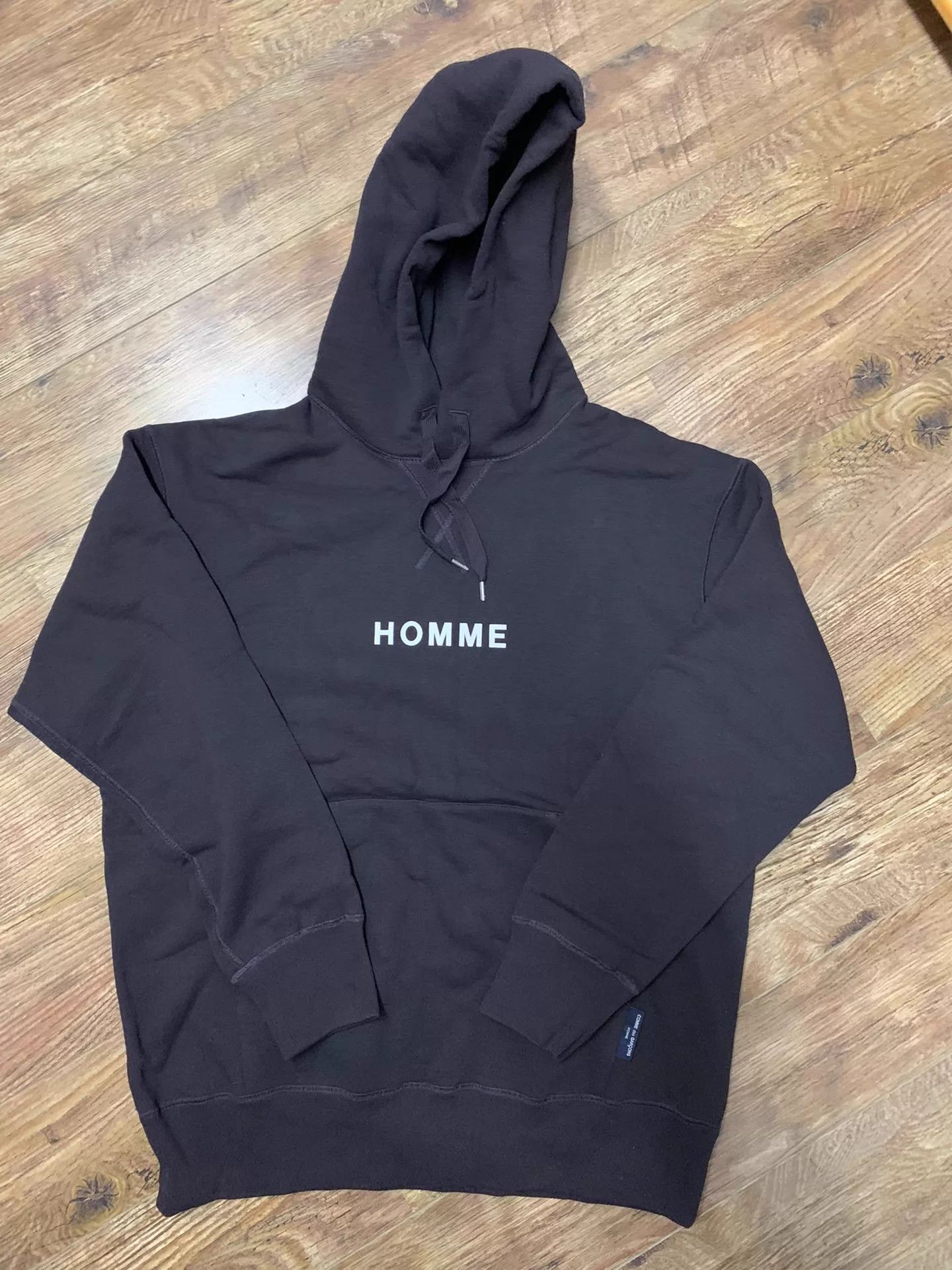 CDG by Comme des Garcons CDG HOMME Cotton Hooded Pullover Black Purple L Size US L / EU 52-54 / 3 - 1 Thumbnail