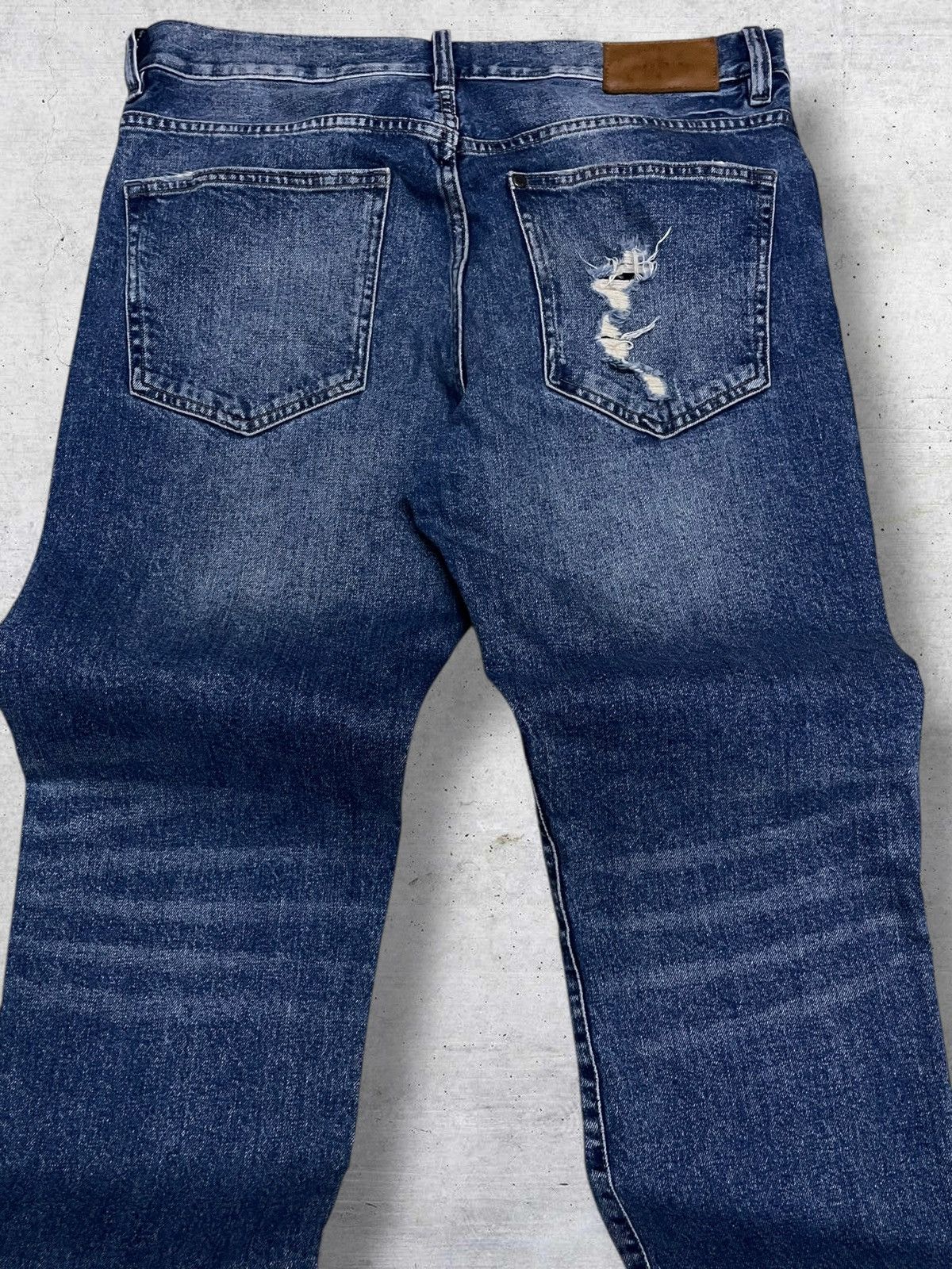 Japanese Brand VINTAGE JAPAN DESIGNER DENIM DISTRESSED STREETWEAR STYLE 90S Size US 33 - 11 Thumbnail