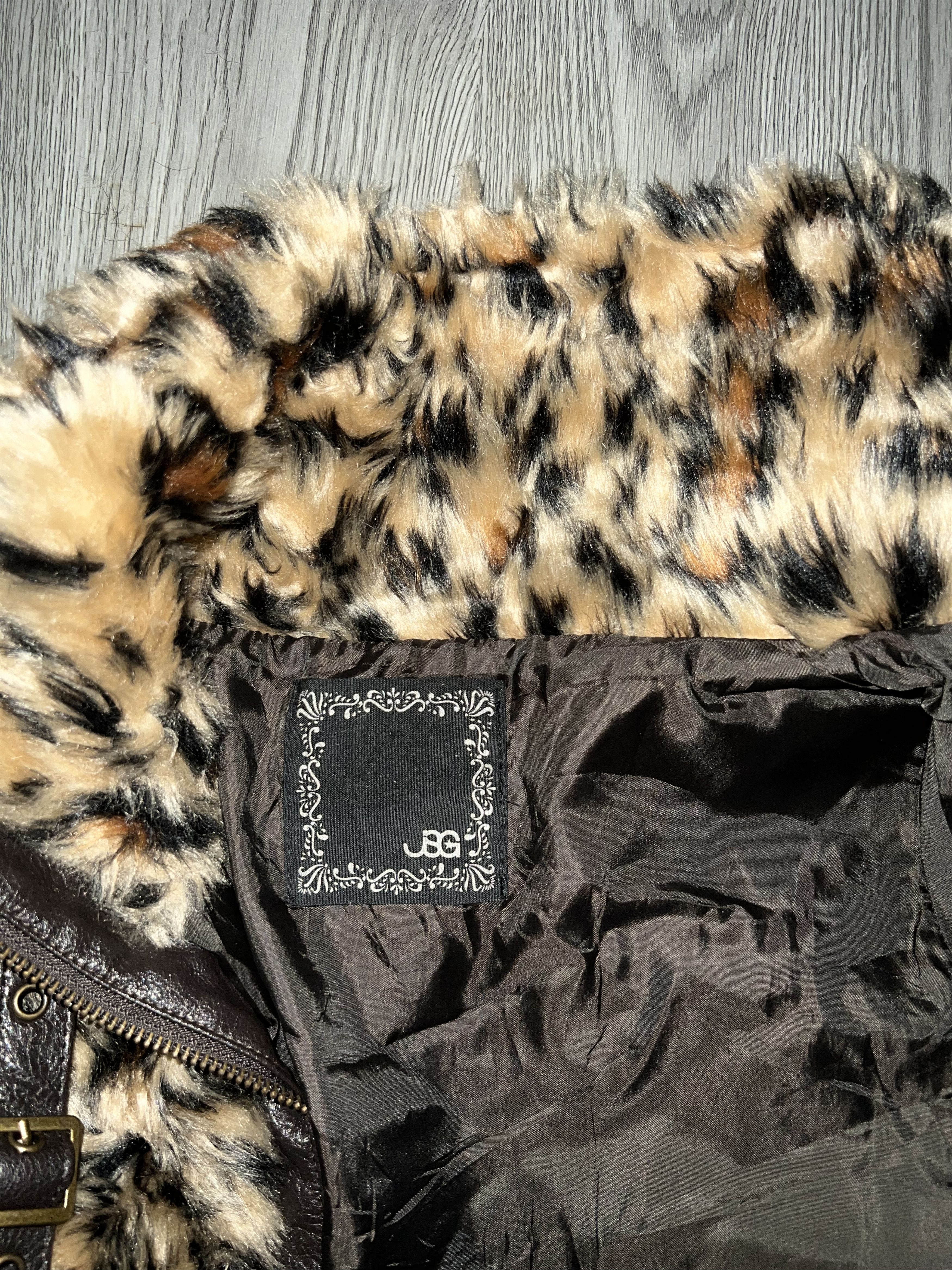 Japanese Brand Rare JSG leopard fur crop jacket 🐆 Size S / US 4 / IT 40 - 22 Thumbnail