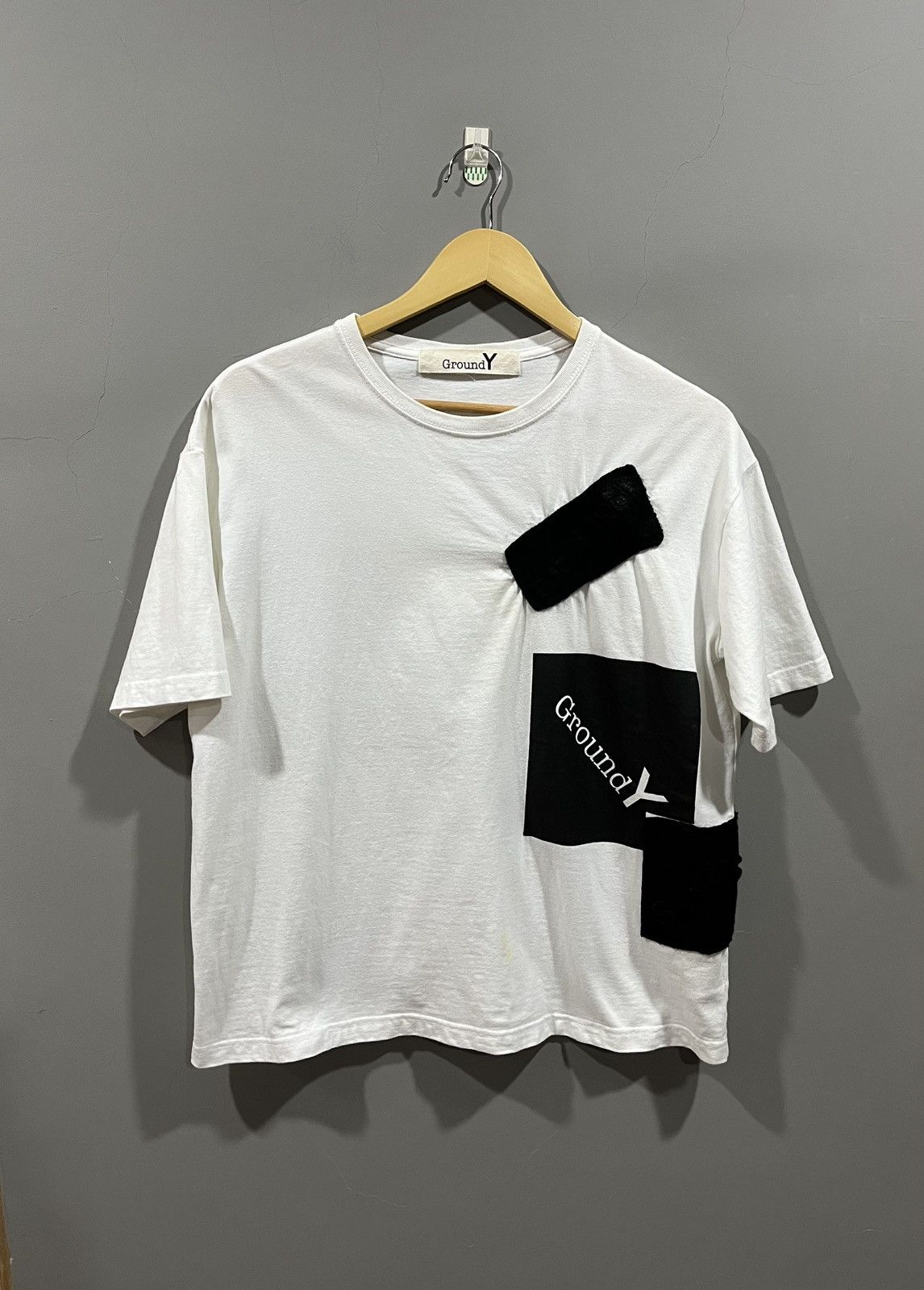 Yohji Yamamoto Yohji Yamamoto Ground Y Patchwork Tshirt Size US L / EU 52-54 / 3 - 1 Thumbnail