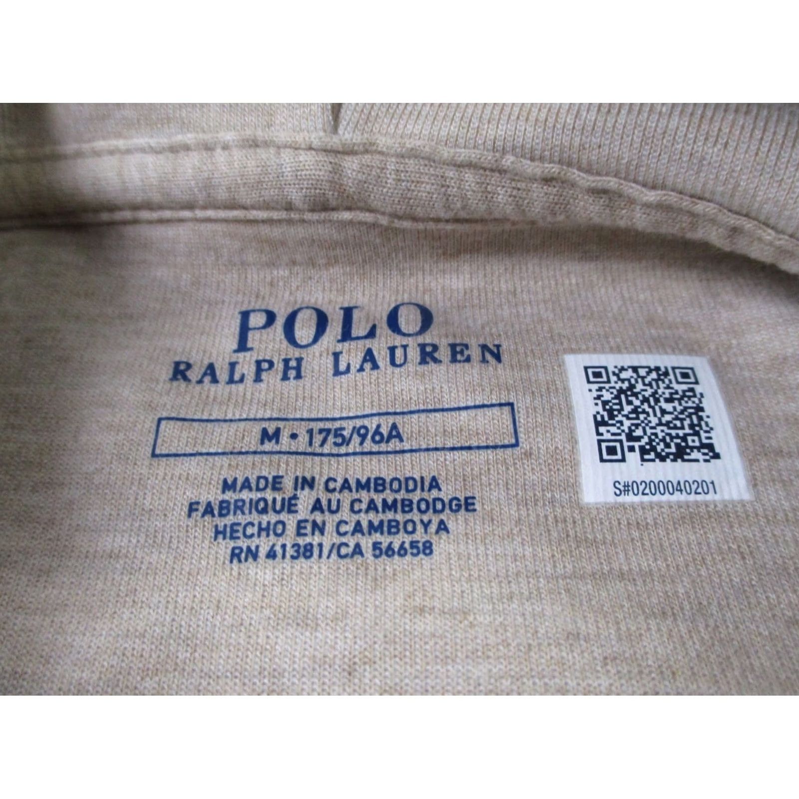 Polo Ralph Lauren Polo Ralph Lauren Jacket Men M Beige Pony Heavy Outdoors Hoodie Windbreaker Casual Size US M / EU 48-50 / 2 - 6 Thumbnail