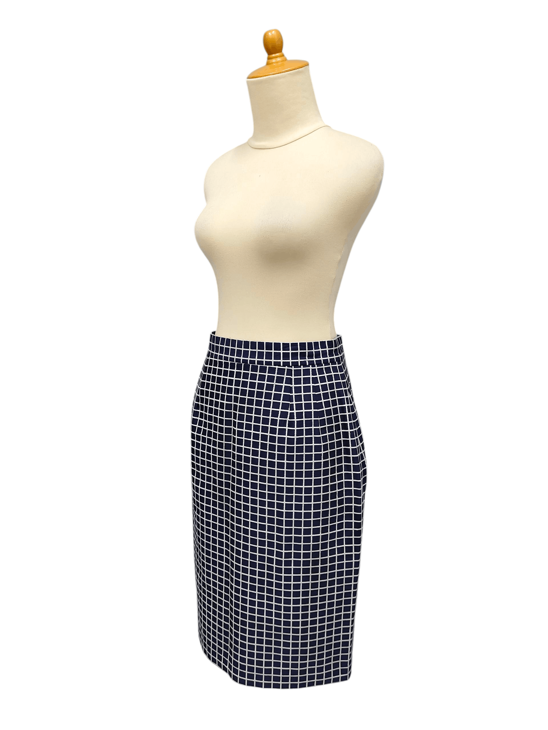 Givenchy 💥Vtg Givenchy Boutique Plaid Parisian Tailored Skirt Size 28" / US 6 / IT 42 - 2 Thumbnail