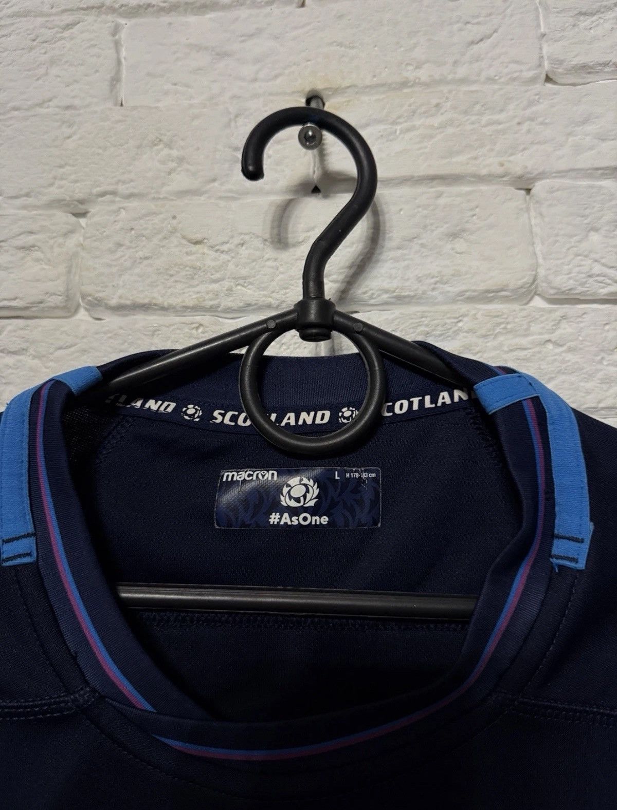 Macron Macron Scotland National Rugby Jersey Team T-shirt Sz L Size US L / EU 52-54 / 3 - 3 Thumbnail