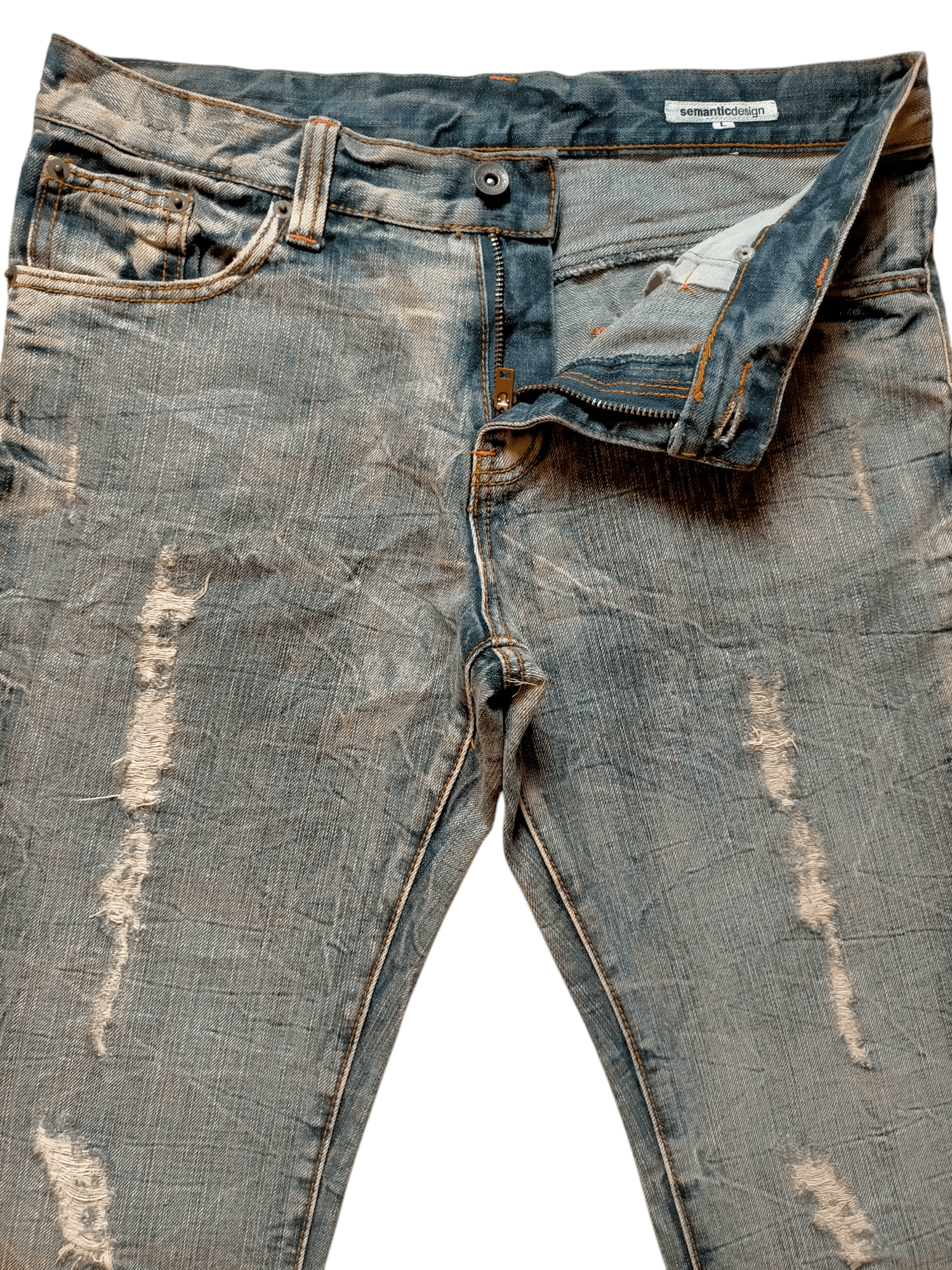 If Six Was Nine Flare Jeans Semantic Design Japan Boot cut Denim Size US 33 - 6 Thumbnail