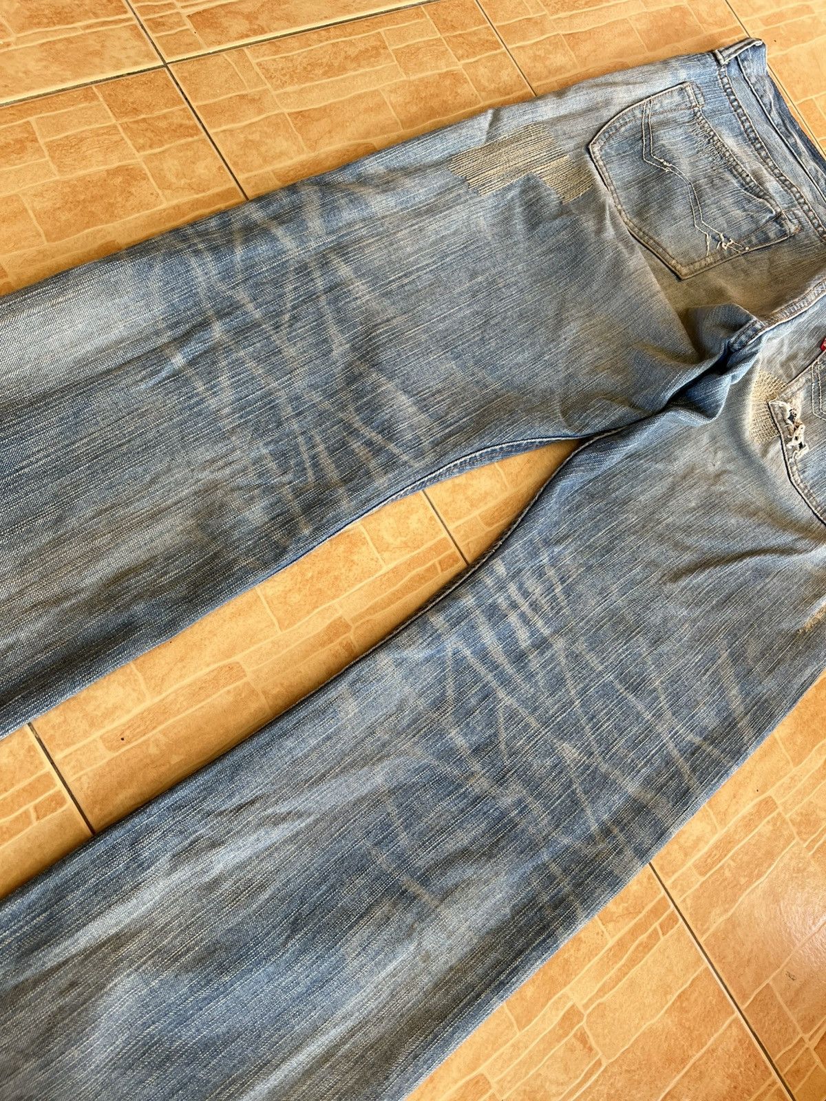 Edwin Vintage Edwin Distress Mud Wash Jean Size US 38 / EU 54 - 16 Thumbnail