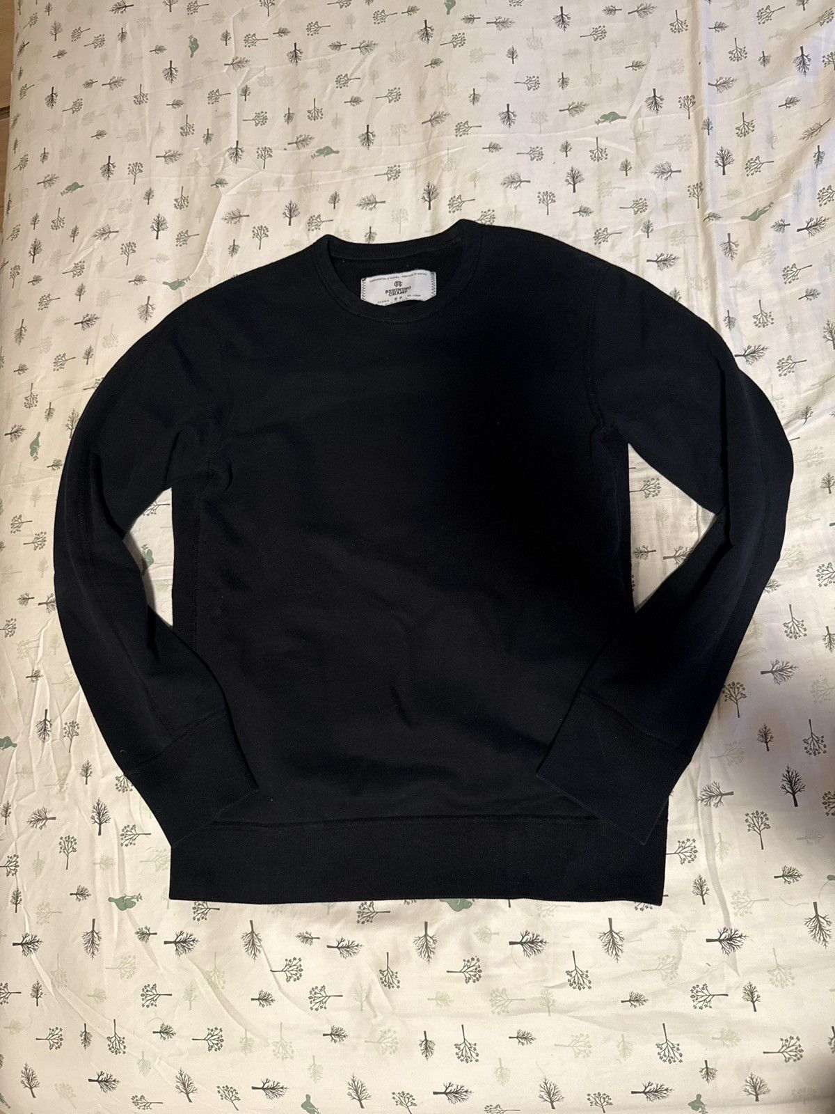 Reigning Champ Reigning Champ Black Midweight Crewneck Size US S / EU 44-46 / 1 - 2 Thumbnail