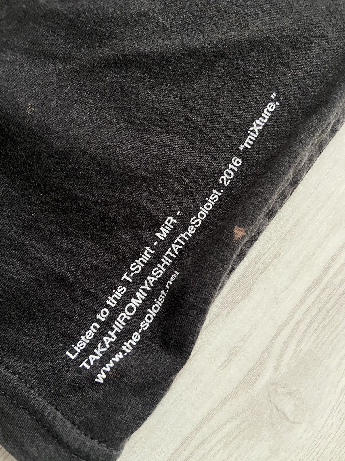Number (N)ine SS16 ‘Might Be Right’ By Takahiromiyashita Black Tshirt Size US M / EU 48-50 / 2 - 5 Thumbnail