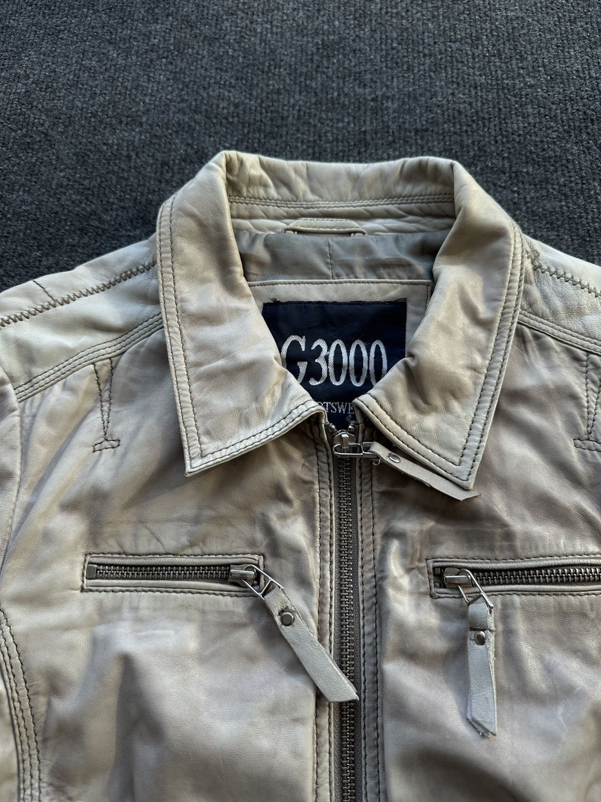 Leather 🚨 LEATHER WOMEN OPIUM LUXURY JACKET ZIP AVANT GARDE POCKET Size XS / US 0-2 / IT 36-38 - 7 Thumbnail