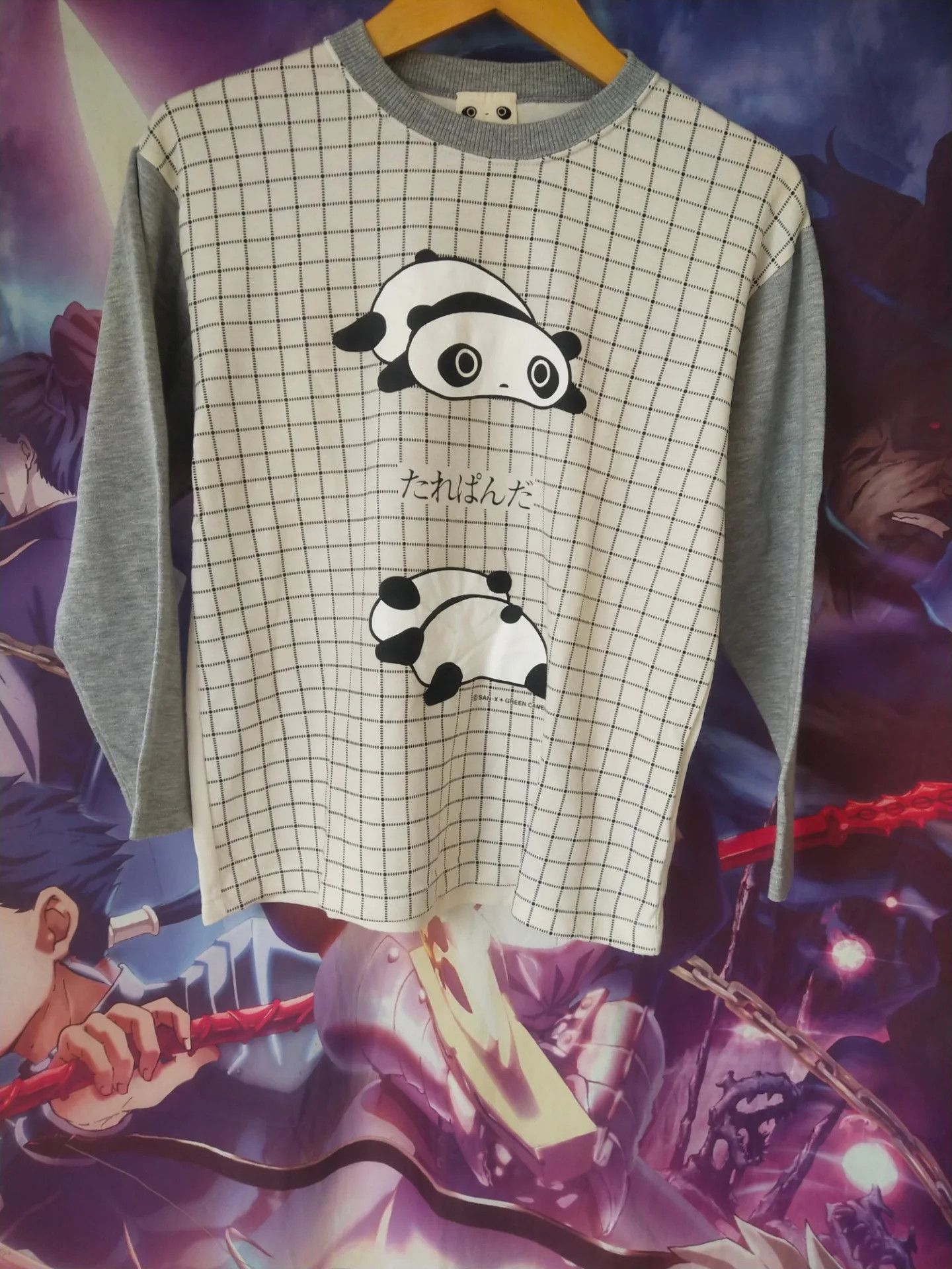 Beauty Beast San-x + Green Camel Panda Art Woman L/S Size S / US 4 / IT 40 - 1 Thumbnail