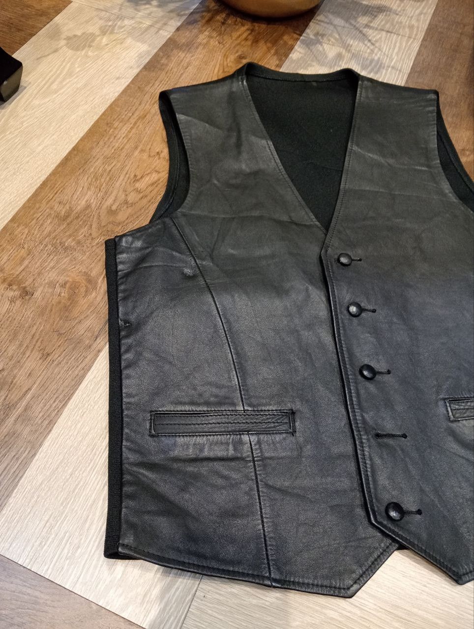 Leather JAPANESE COWHIDE LEATHER VEST JACKET Size US S / EU 44-46 / 1 - 4 Thumbnail
