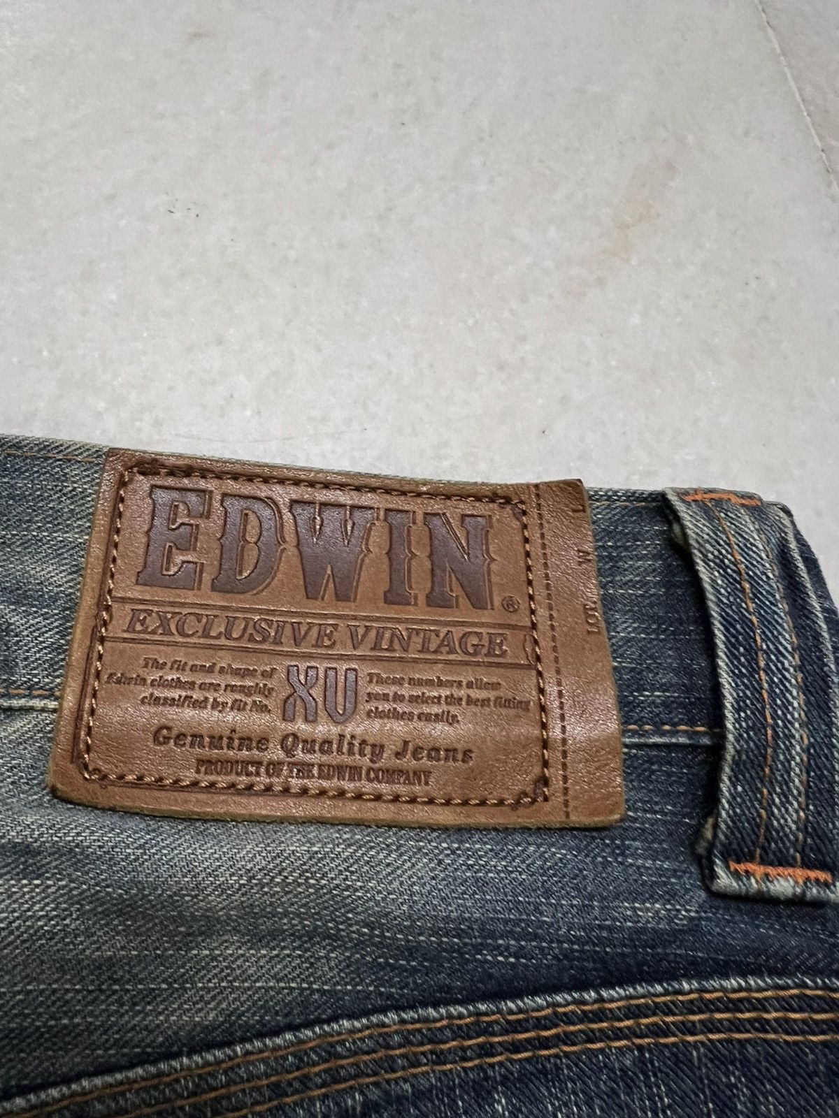 Edwin × If Six Was Nine × Japanese Brand 💥Flare💥 Edwin Exclusive Vintage XV Distress Mud Wash Jean Size US 34 / EU 50 - 22 Thumbnail
