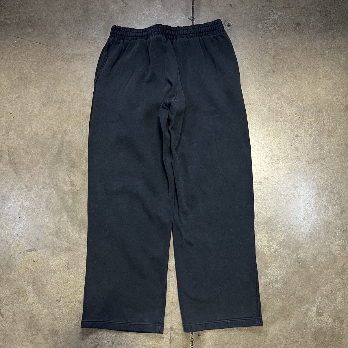 Nike × Vintage Vintage Y2K Nike Mini Swoosh Baggy Wide Leg Drill Sweatpants Size US 32 / EU 48 - 6 Thumbnail