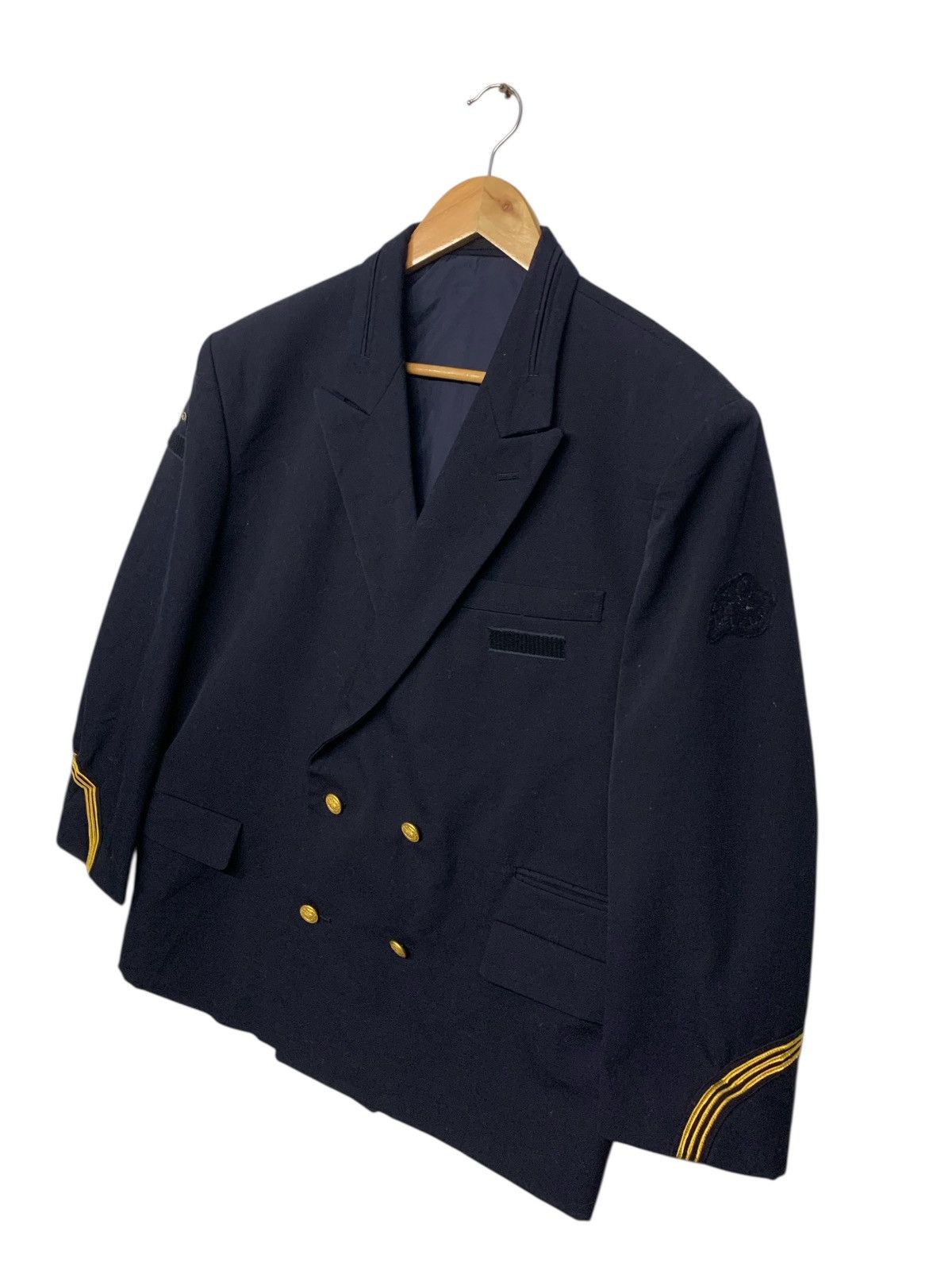 Designer × Japanese Brand × Yohji Yamamoto Yohji Yamamoto Railway Company Central Japan Blazer Size US L / EU 52-54 / 3 - 2 Thumbnail