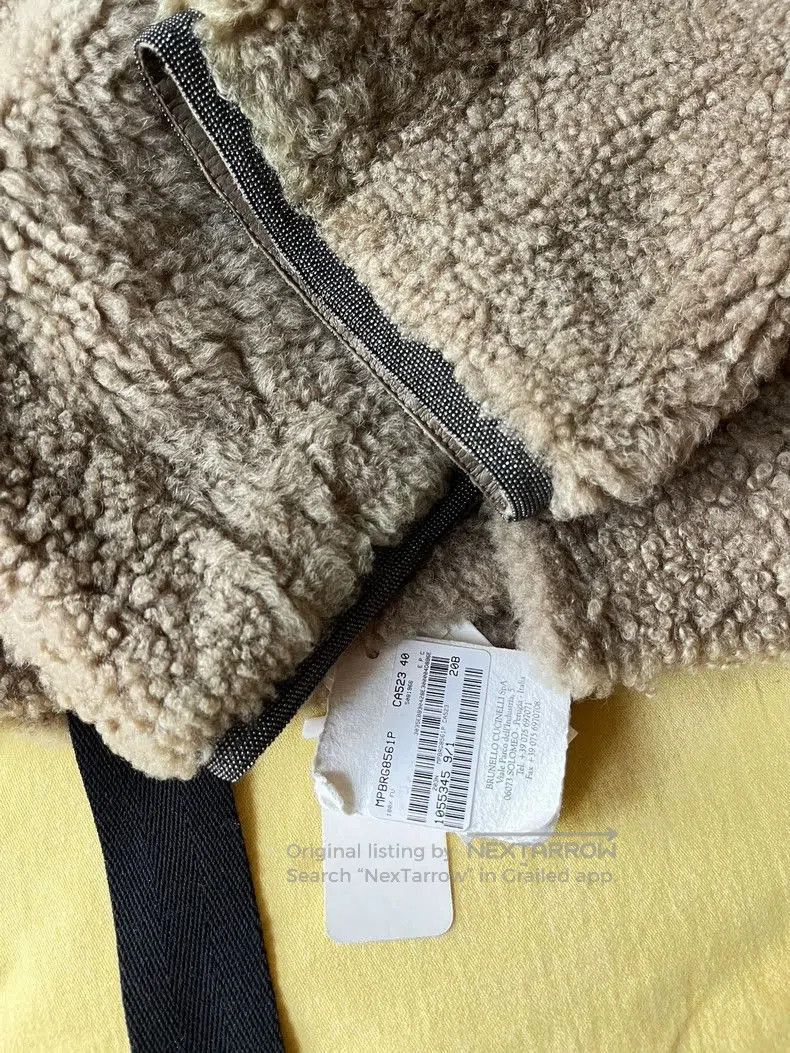 Brunello Cucinelli Brunello Cucinelli Reversible Shearling Coat. Size US M / EU 48-50 / 2 - 3 Thumbnail