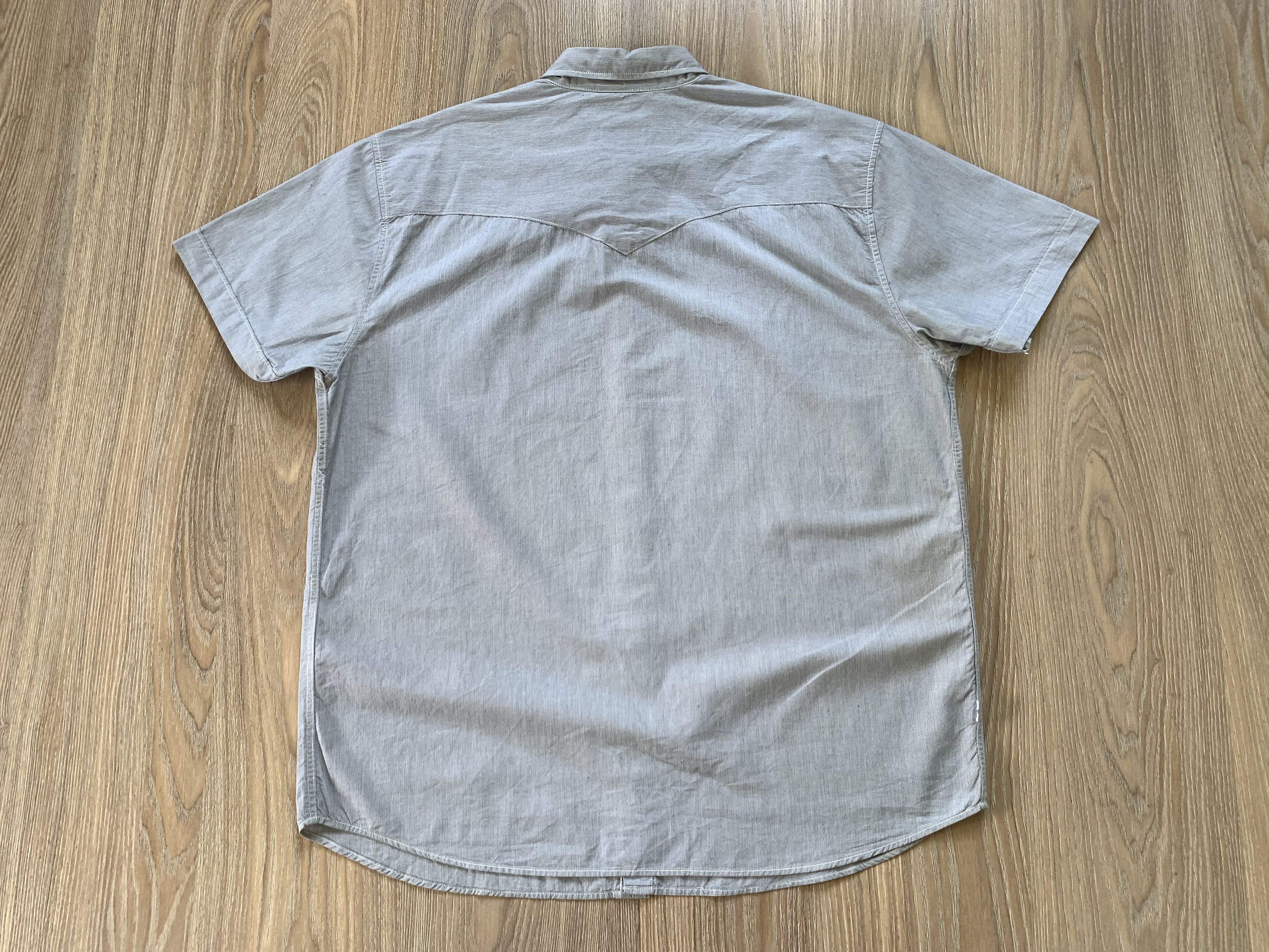Levi's Levi’s Standard Fit Stripe Cotton Short Sleeve Shirt Size US XXL / EU 58 / 5 - 3 Thumbnail