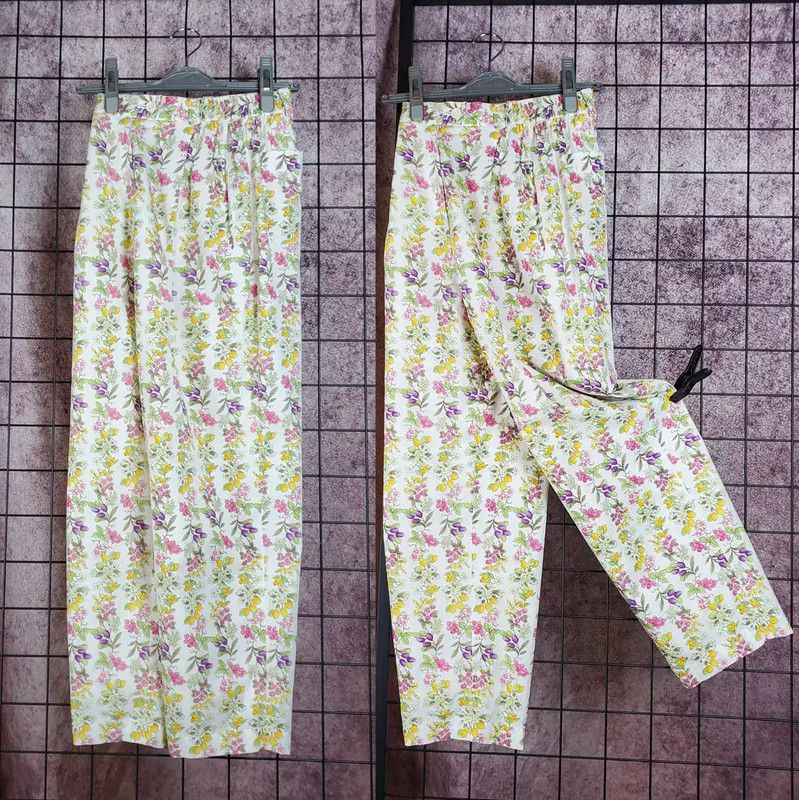 Dior Dior Summer Floral Print Casual Pants 0089 Size 23" - 1 Thumbnail