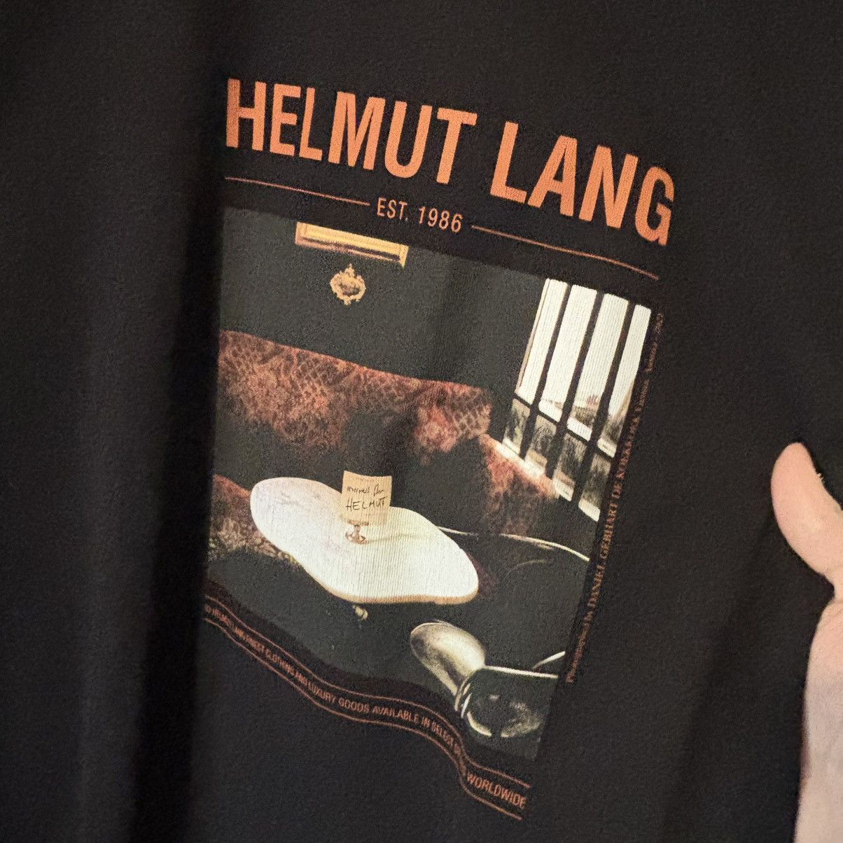 Helmut Lang Helmut Lang Vienna Diner Post Card T-Shirt Size US L / EU 52-54 / 3 - 2 Thumbnail