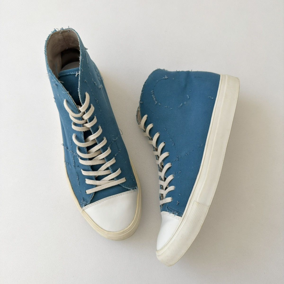 Maison Margiela S/S 08 ‘Deconstructed’ Canvas Sneakers Size US 10 / EU 43 - 1 Thumbnail