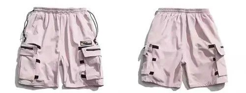 Japanese Brand 20SS Indigo Union Japan Pink Pocket Worker Shorts Size US 32 / EU 48 - 3 Thumbnail