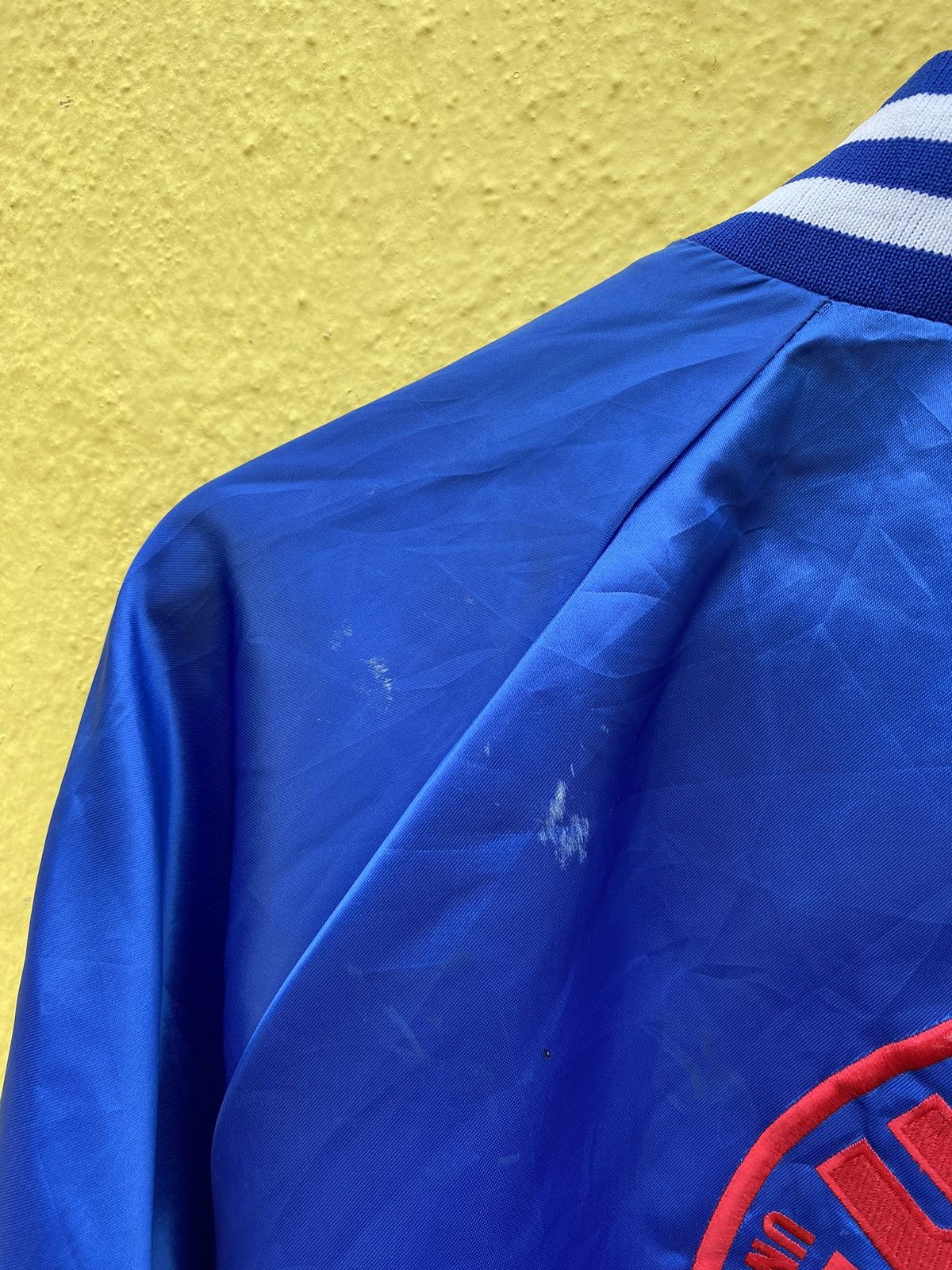 Vintage Vintage UFCW san diego satin varsity jacket Size US L / EU 52-54 / 3 - 12 Thumbnail