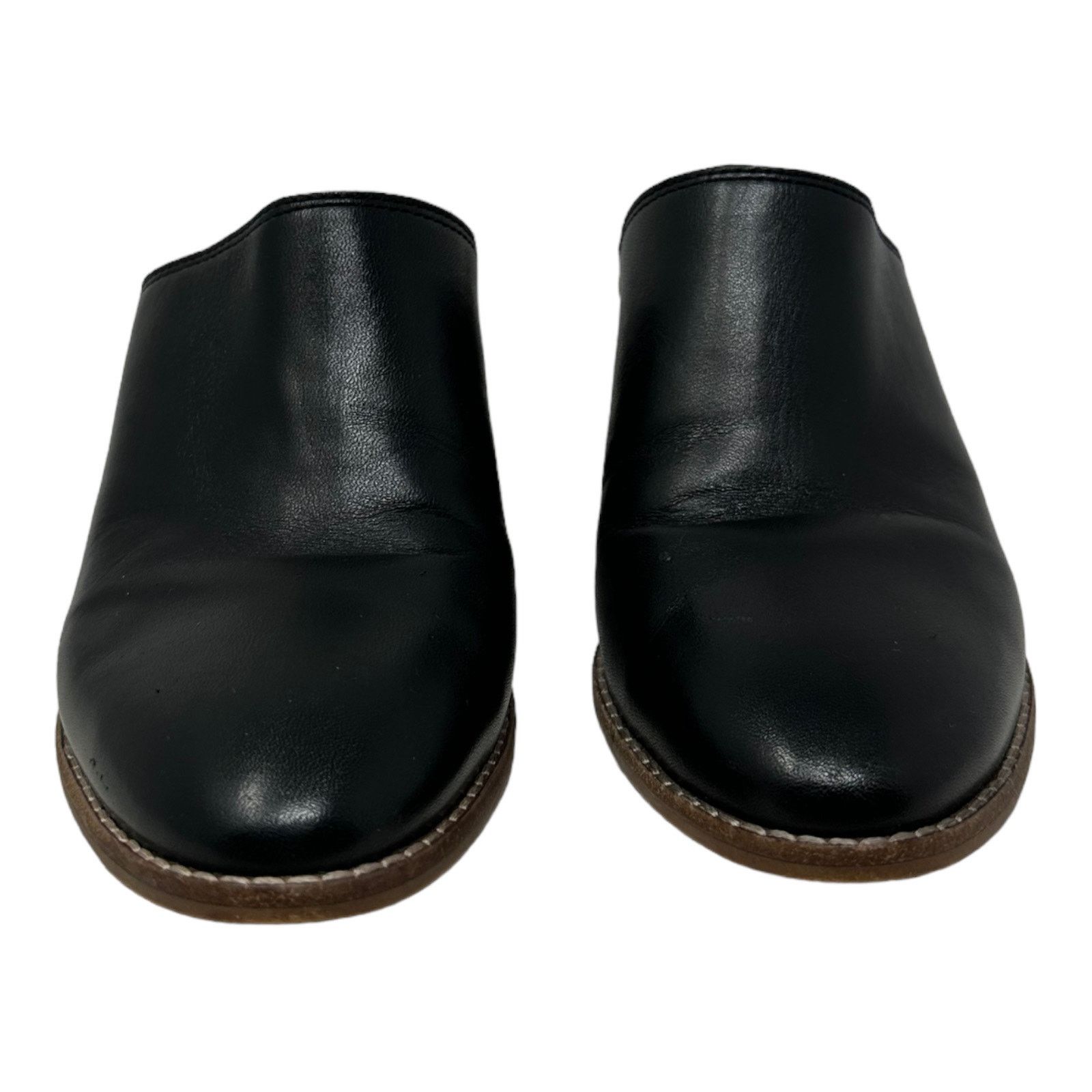 Madewell Madewell black leather block heels mule shoes size 9 Size US 9 / IT 39 - 12 Thumbnail