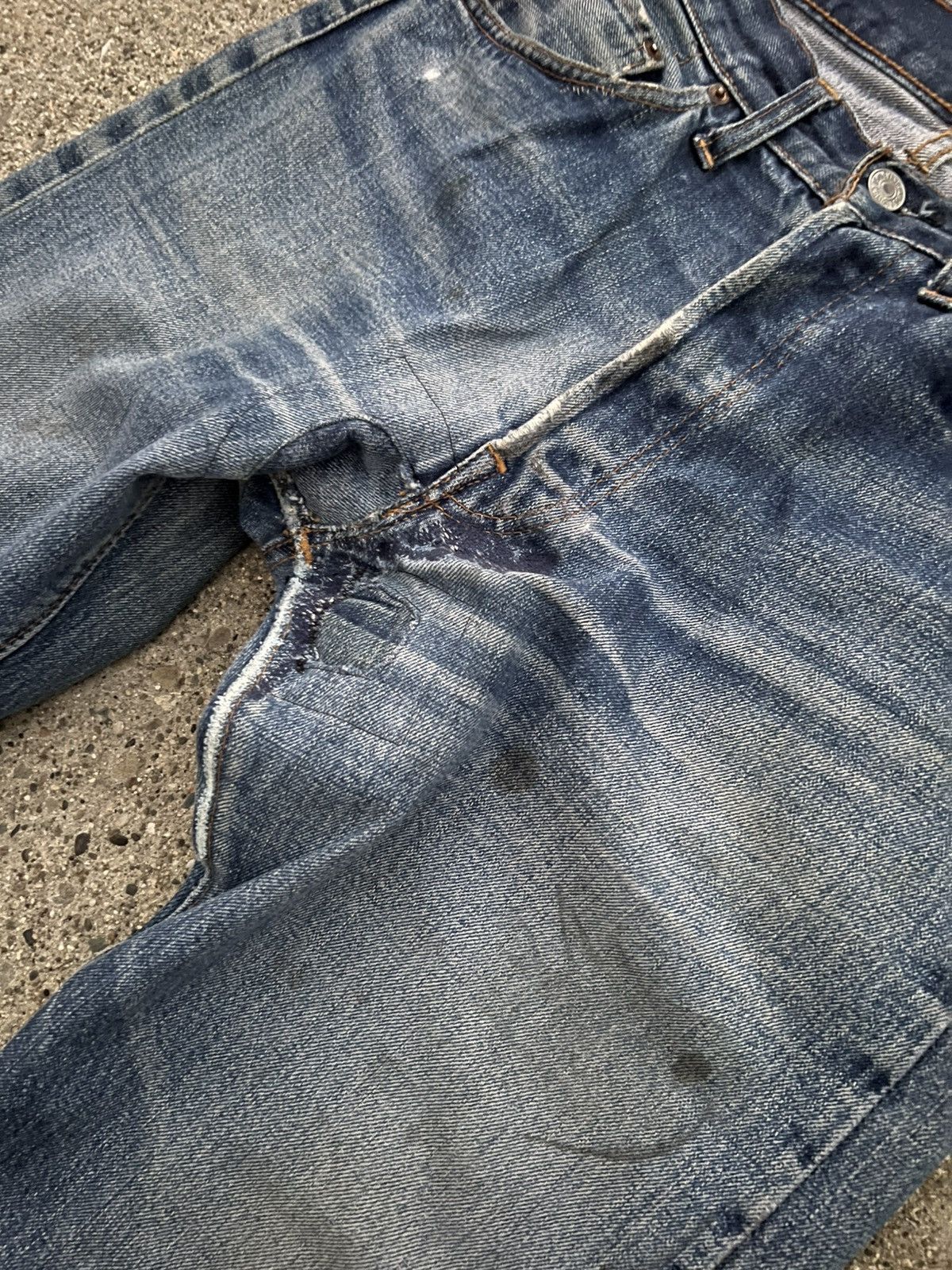 Levi's × Vintage Vintage 70s Single Stitch Faded Selvedge Jeans Size US 31 - 7 Thumbnail