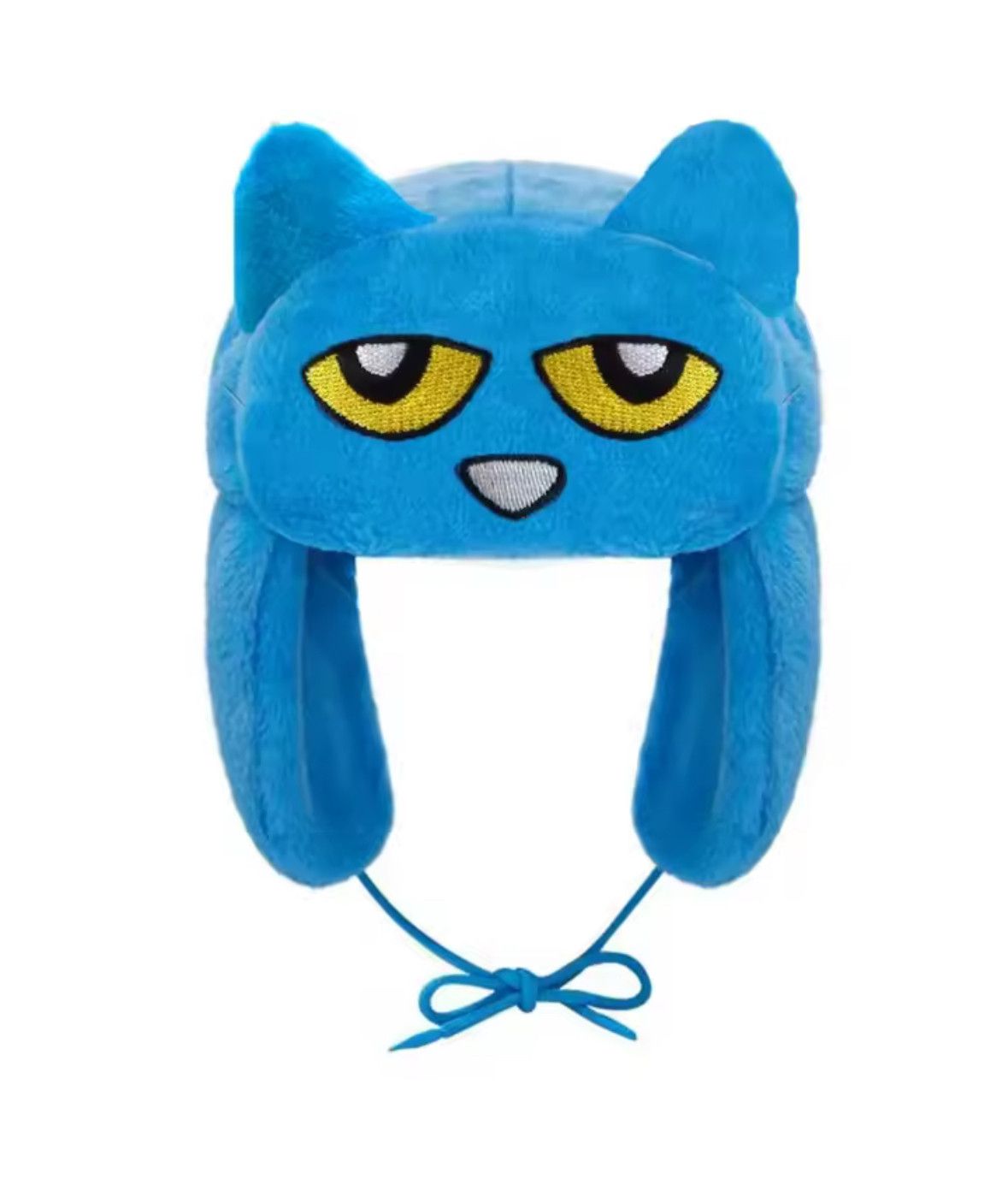 Japanese Brand Vintage Blue Cat Ushanka Autumn Winter Warm Hat Size ONE SIZE - 1 Thumbnail