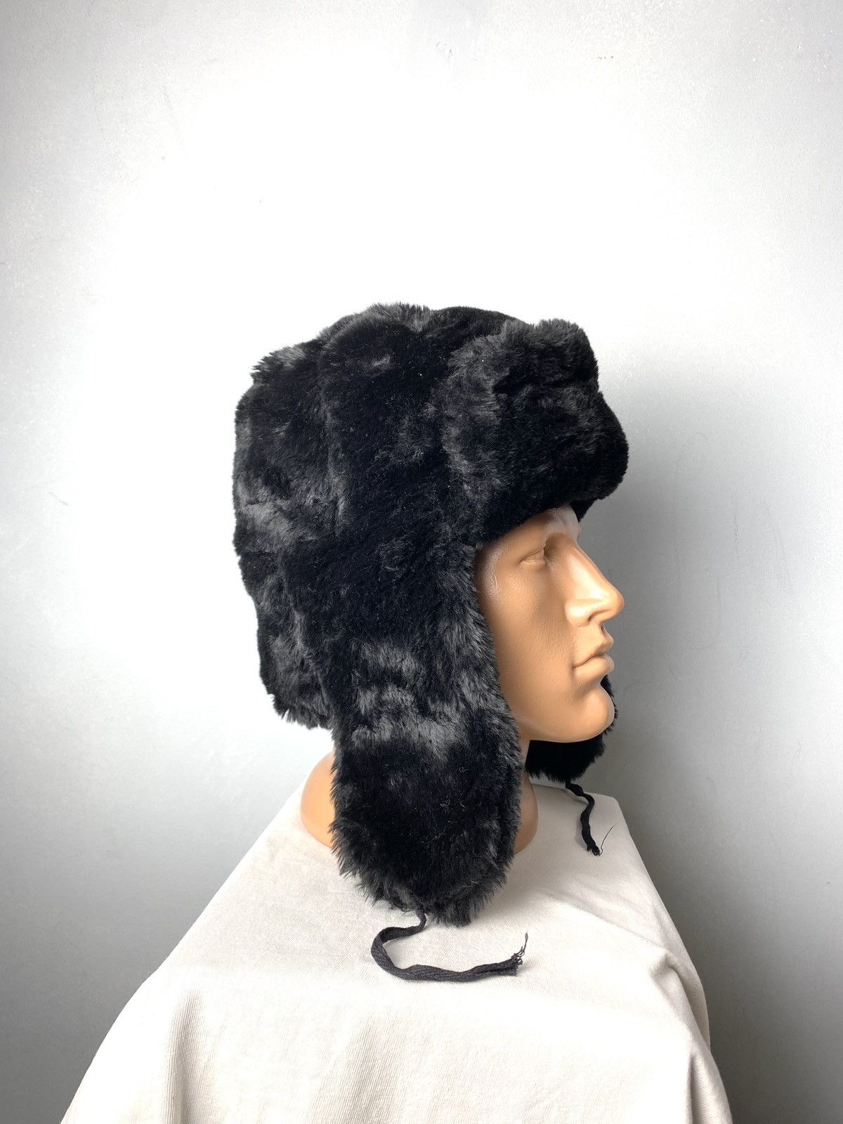 Japanese Brand × Vintage Vintage 90s Ushanka Beanie Mohair Streetwear Hype American Size ONE SIZE - 2 Thumbnail
