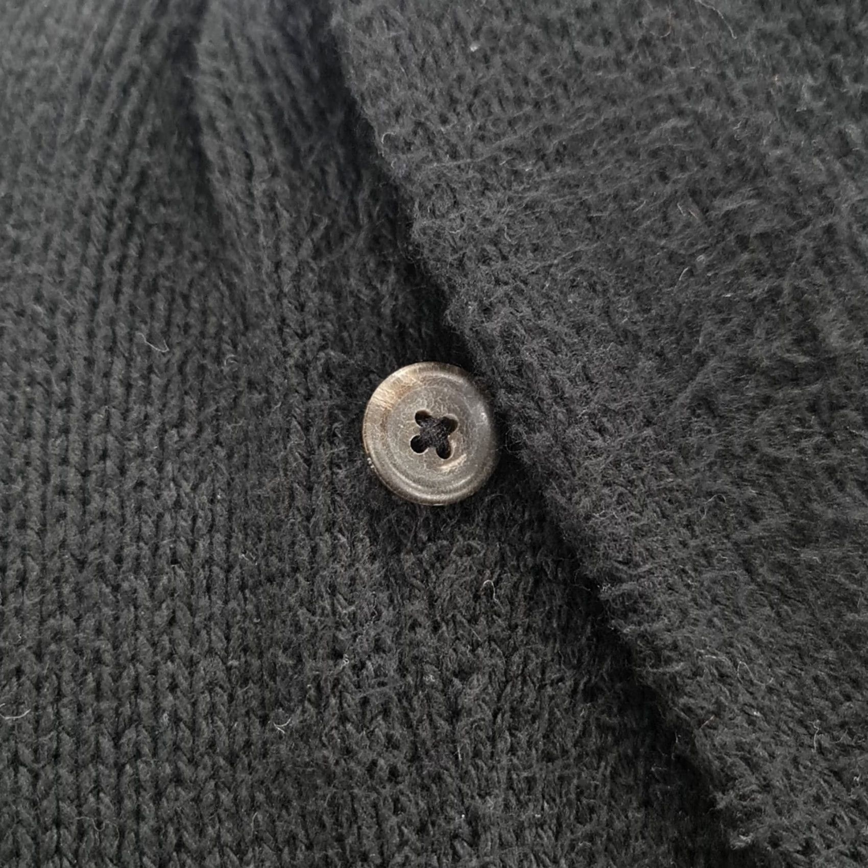 Polo Ralph Lauren Polo Ralph Lauren Jumper Mens Black Medium Shawl Neck 100% Pima Cotton Knit Cardigan Style Pullover Size US M / EU 48-50 / 2 - 4 Thumbnail
