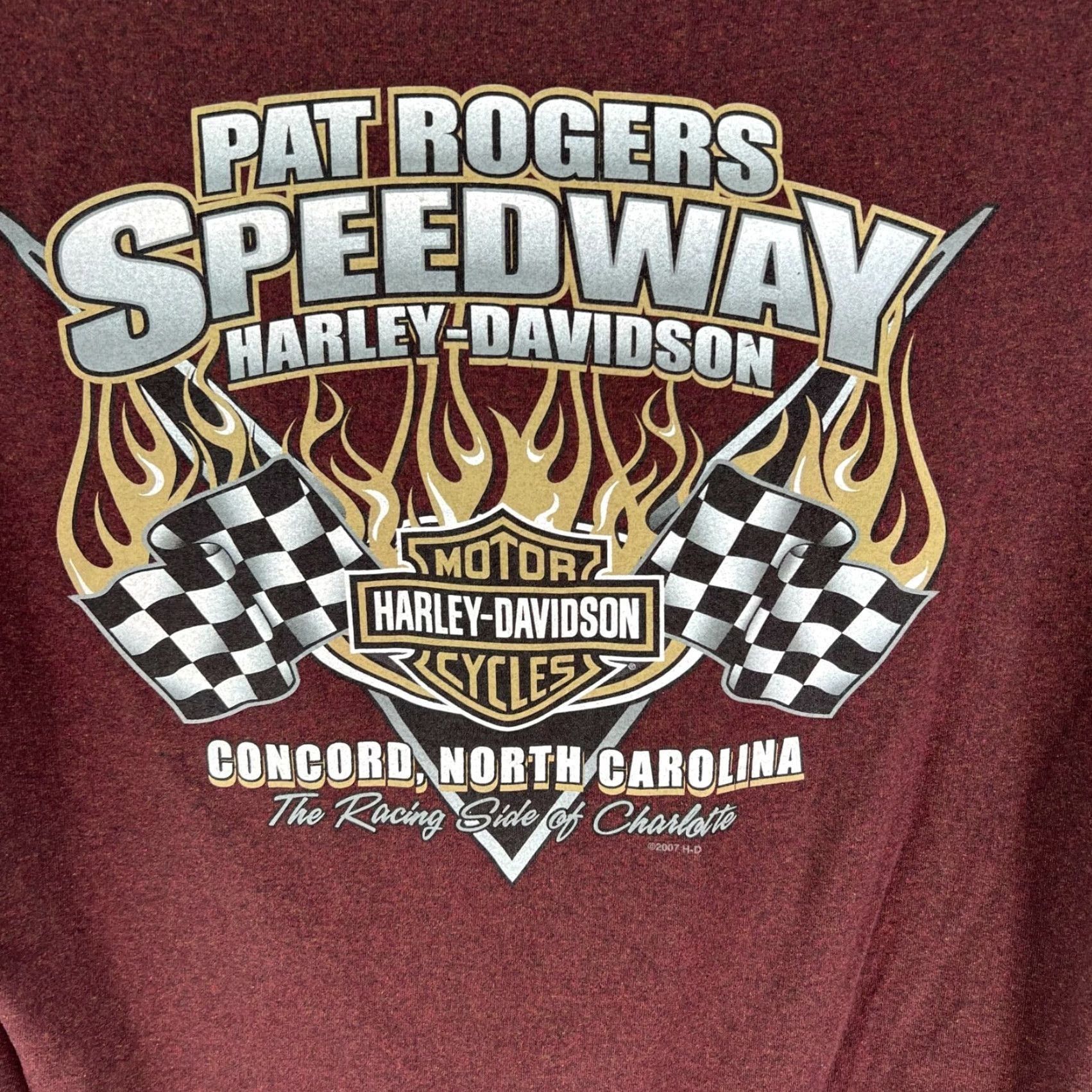 Harley Davidson VINTAGE Harley Davidson T-Shirt Men XL Red Motorcycle 2007 Graphic Logo Plain Casual Size US XL / EU 56 / 4 - 2 Thumbnail
