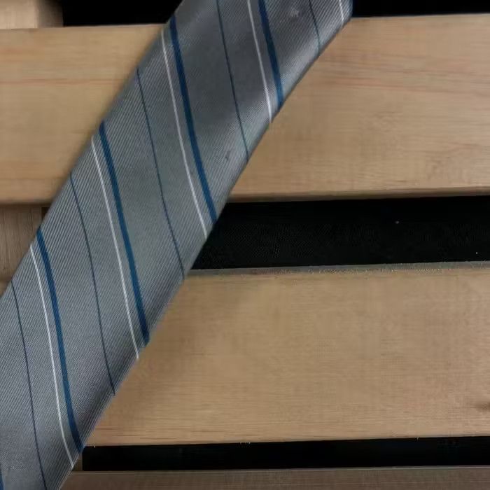 Vintage × Yves Saint Laurent Mens Tie Cravatte Yves Saint Laurent Paris Silk YSL Size ONE SIZE - 4 Thumbnail