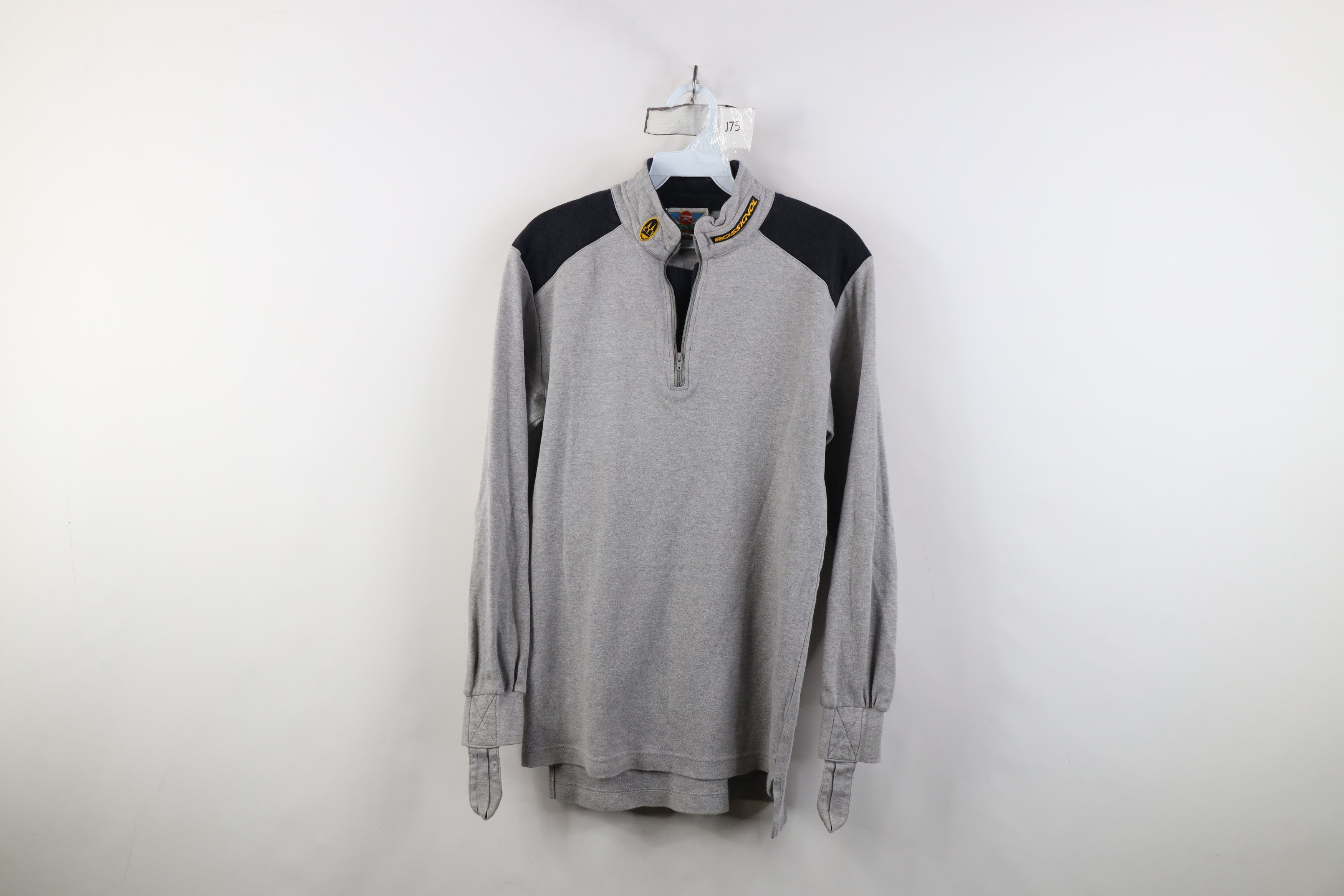 Rossignol Vintage 90s Rossignol Skiing Knit Half Zip Pullover Top Size US S / EU 44-46 / 1 - 1 Thumbnail