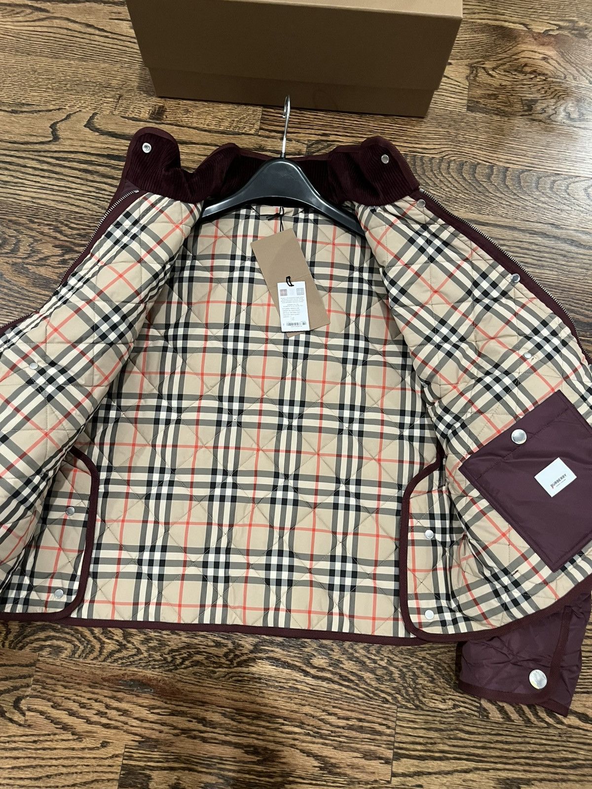 Burberry Burberry Cropped Quilted Nylon Jacket Size L / US 10 / IT 46 - 10 Thumbnail