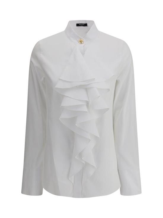 BALMAIN Women Shirts FF1HR150CG22 0FA WHITE