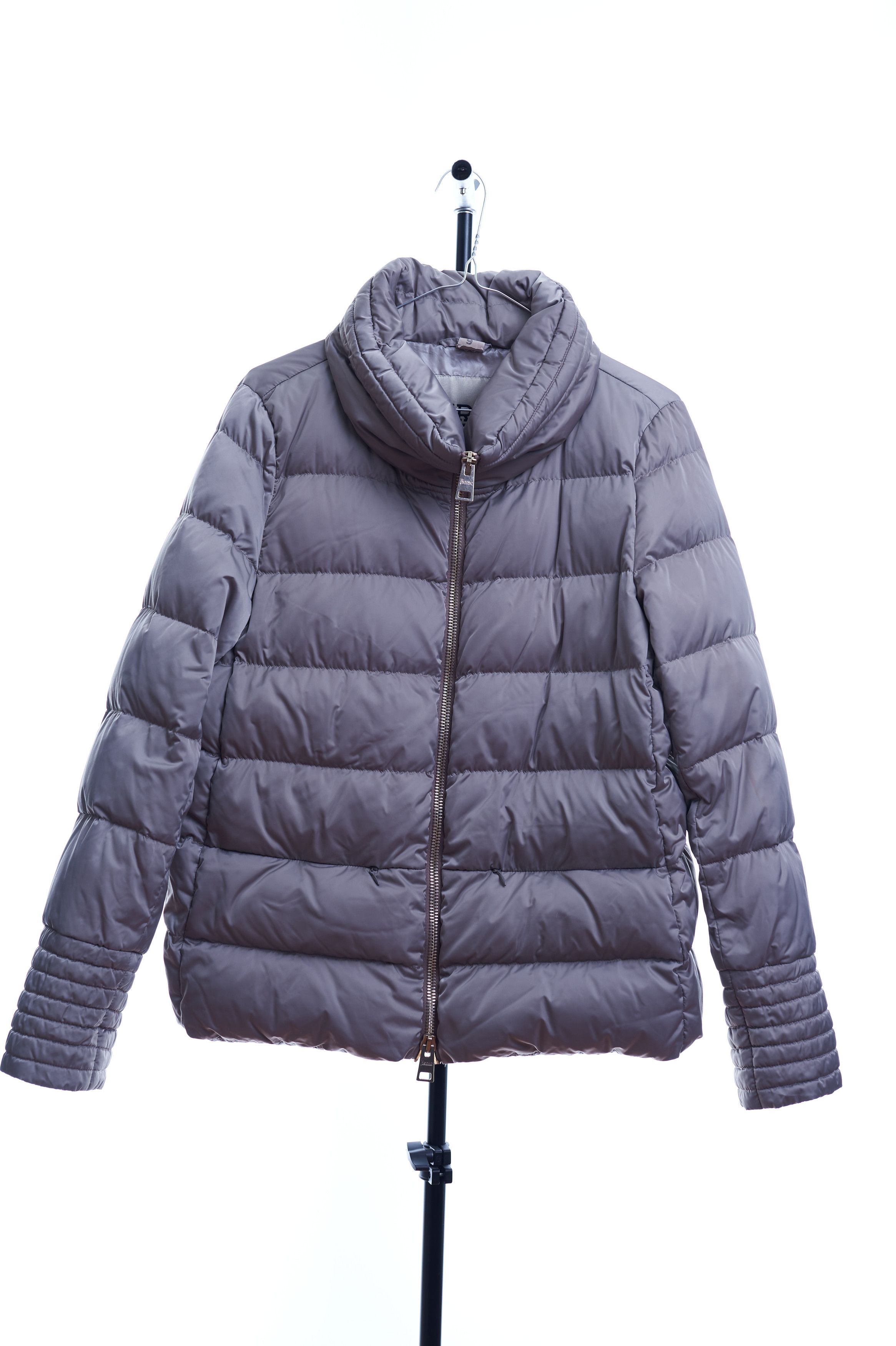 image of Herno Down Puffer Jacket Gray 48 It Polar Tech in Grey, Women's (Size XL)