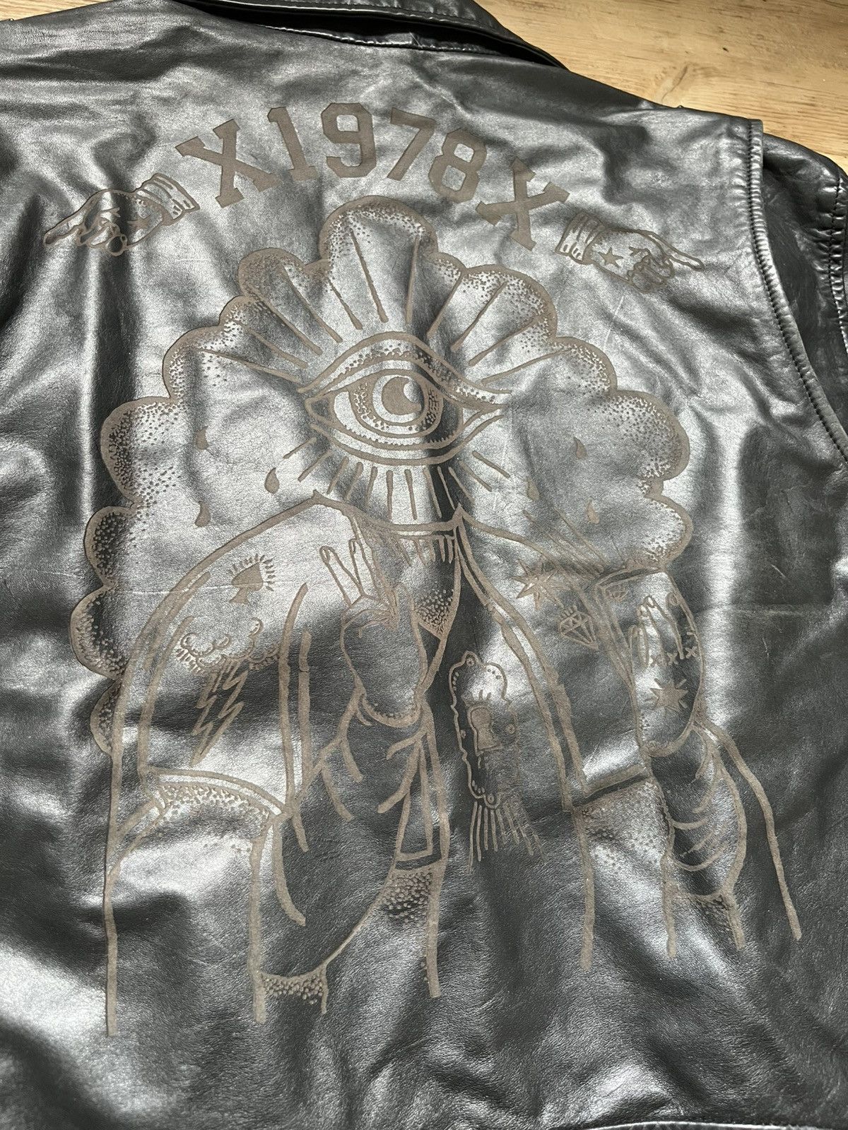 Diesel Leather Archive Jacket Vintage Y2K Biker Style