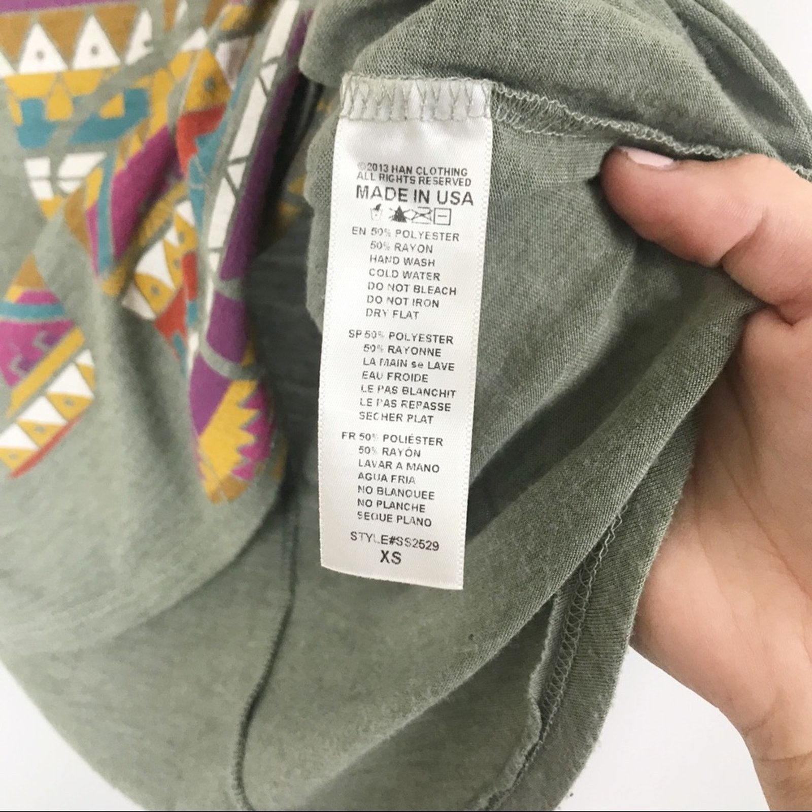 Other The Classic Green Elephant Print Graphic T shirt Sz XS Size XS / US 0-2 / IT 36-38 - 3 Thumbnail