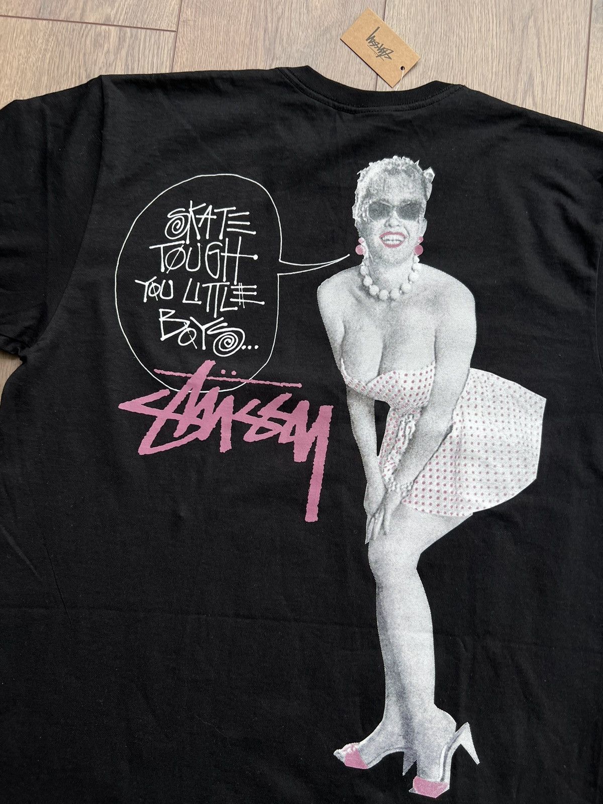 Stussy Stussy Skate Tough Tee “Black” Large Size US L / EU 52-54 / 3 - 3 Thumbnail